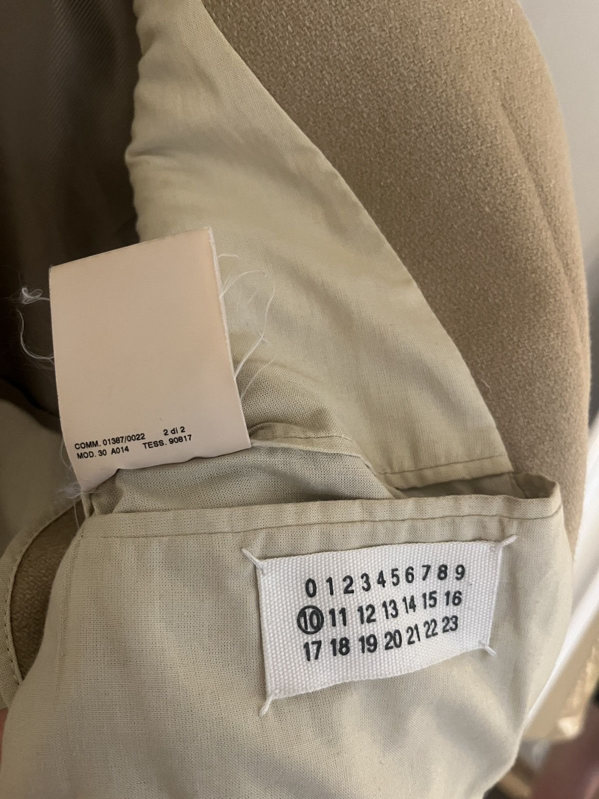 Maison Margiela FW02 wool coat