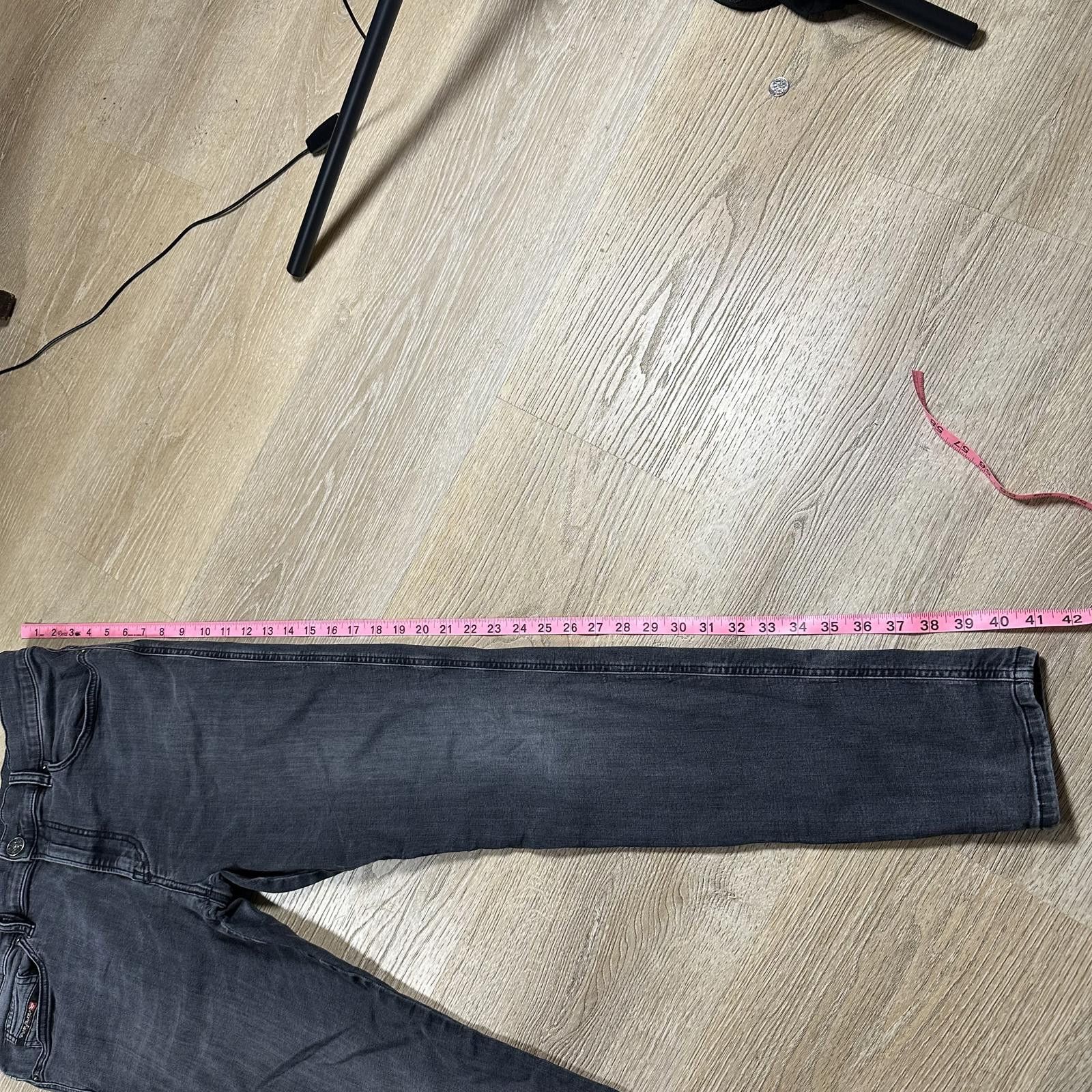 Diesel Diesel Men's D-ISTORT Skinny Jeans Size 30 Black Faded Wash Size US 30 / EU 46 - 12 Thumbnail