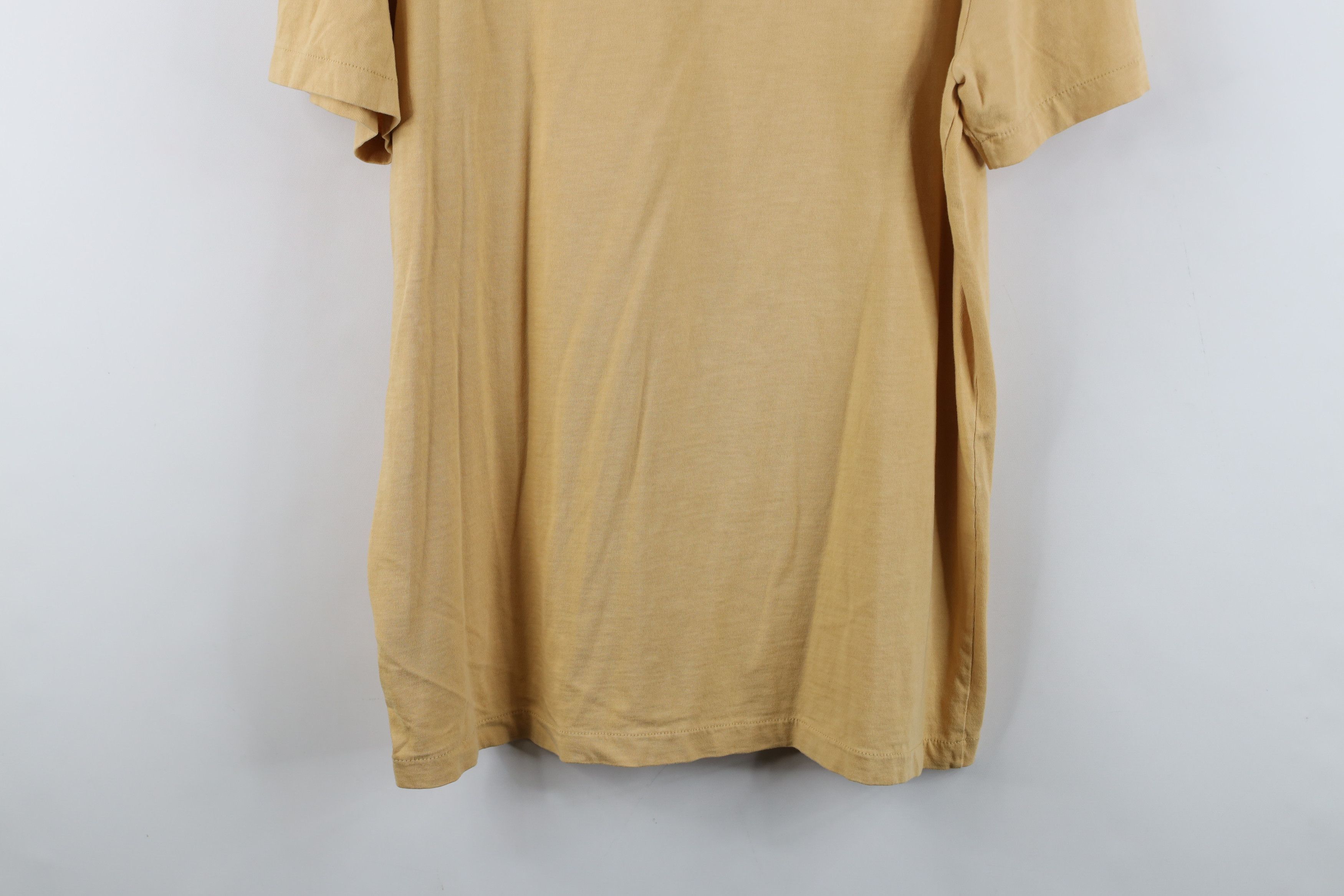 Madewell Madewell All Day Blank Short Sleeve T-Shirt Yellow Cotton Size US M / EU 48-50 / 2 - 11 Thumbnail