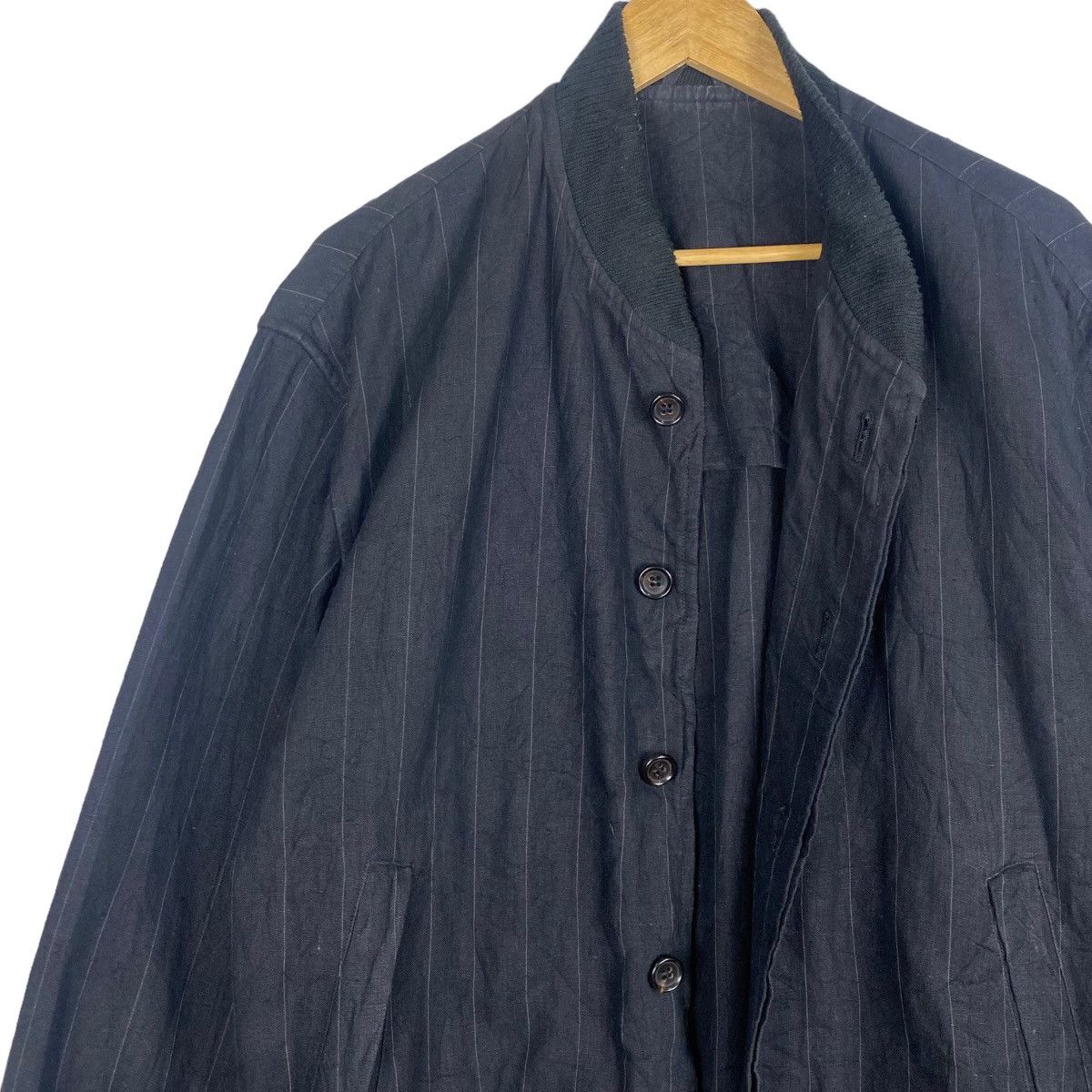 Comme des Garcons × Comme des Garcons Homme × Comme des Garcons Homme Plus 💥AD1995 COMME DES GARCONS HOMME STRIPE BOMBER JACKET Size US M / EU 48-50 / 2 - 5 Thumbnail