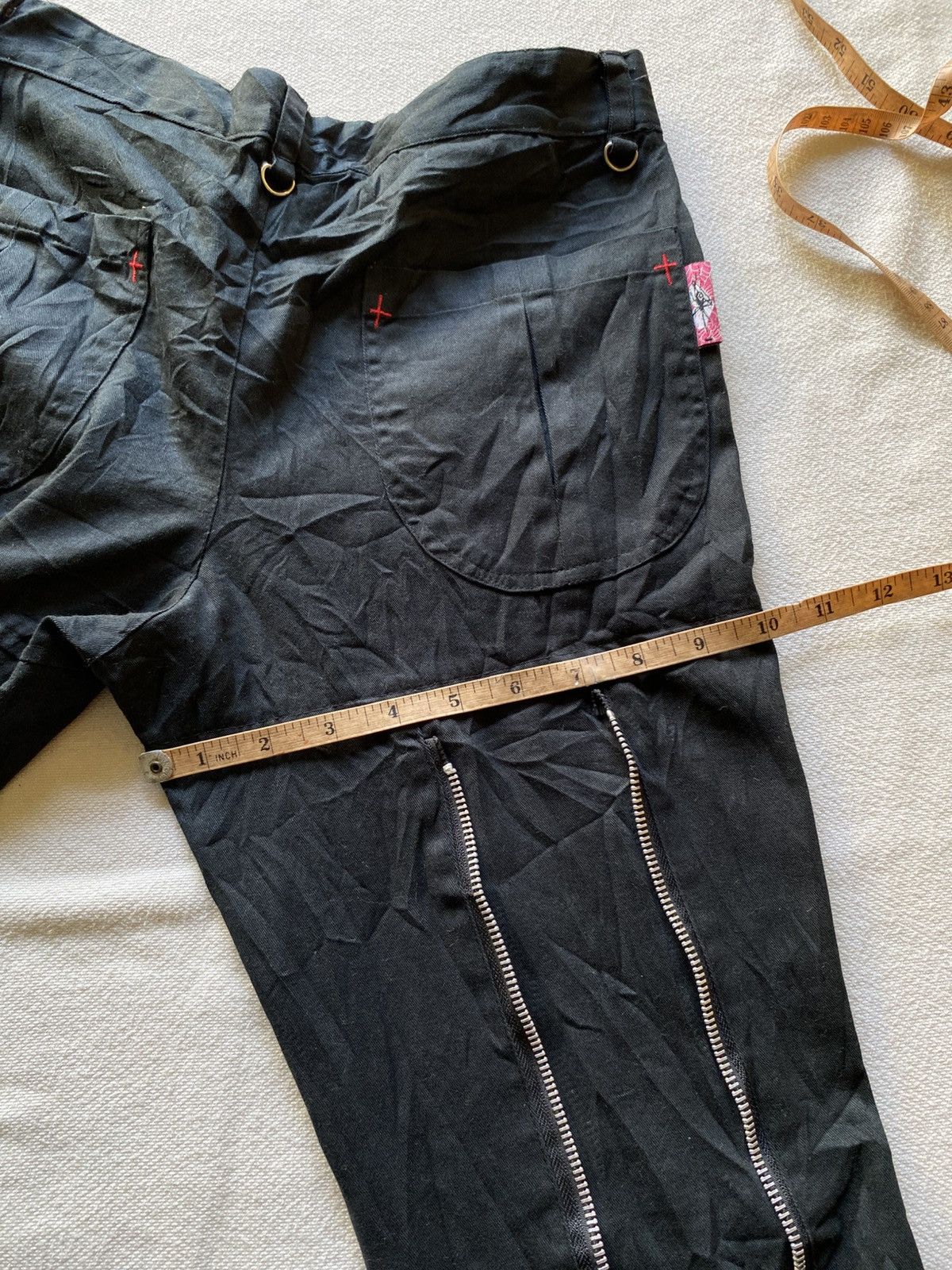 Japanese Brand MAD PUNK SEDITIONARIES BONDAGE PANTS Size 29" - 20 Thumbnail