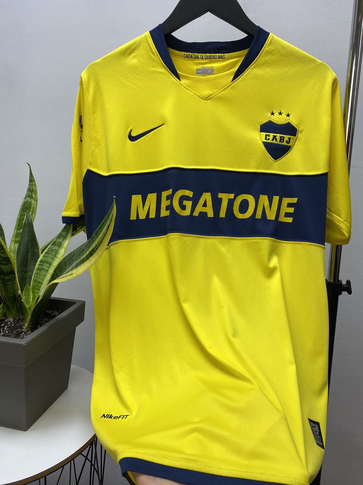 Japanese Brand Boca Juniors 2008 #10 Riquelme Argentina Nike Soccer Jersey Size US M / EU 48-50 / 2 - 10 Thumbnail