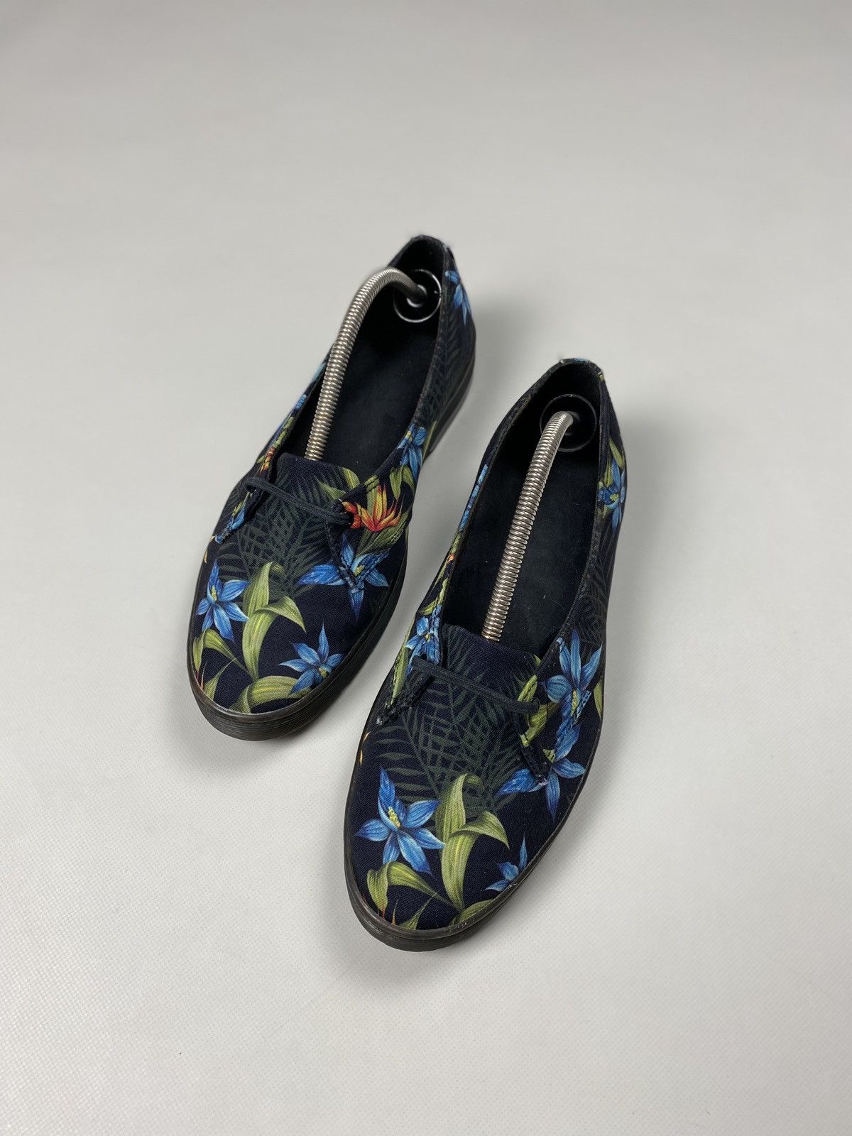 Dr. Martens Dr. Martens Morada Canvas Black Hawaiian Ballets Flats Size US 11 / IT 41 - 7 Thumbnail
