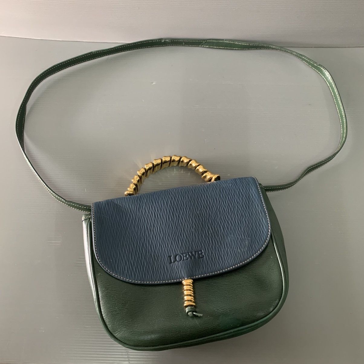 Loewe Loewe Leather Top Handle Sling Bag Size ONE SIZE - 3 Thumbnail