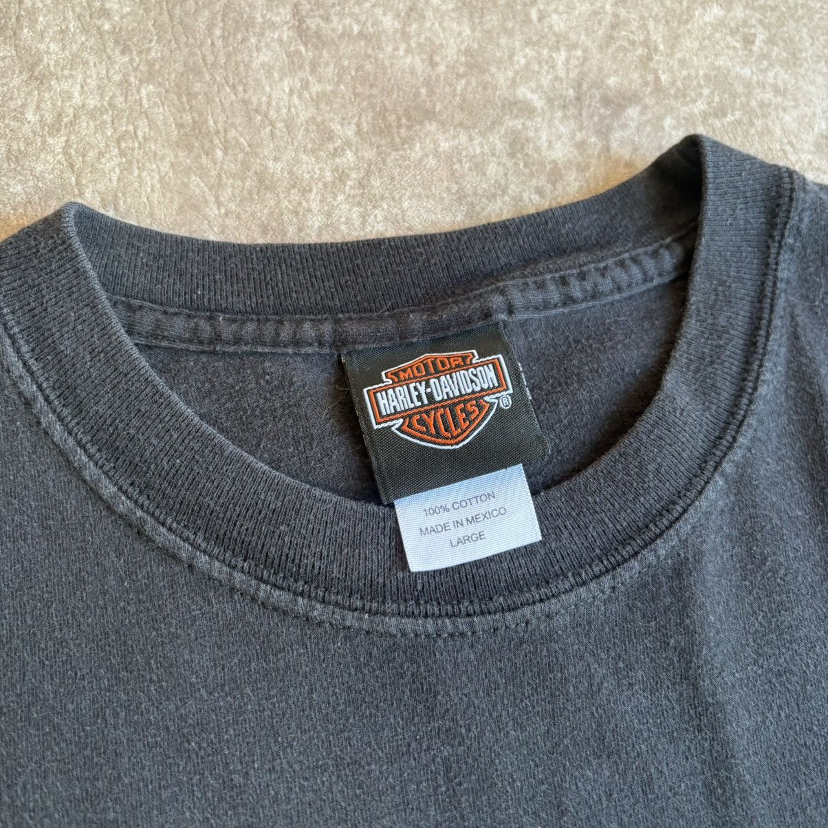 Harley Davidson Vintage 2000s Harley Davidson Stafford Texas T Shirt Size US L / EU 52-54 / 3 - 5 Thumbnail