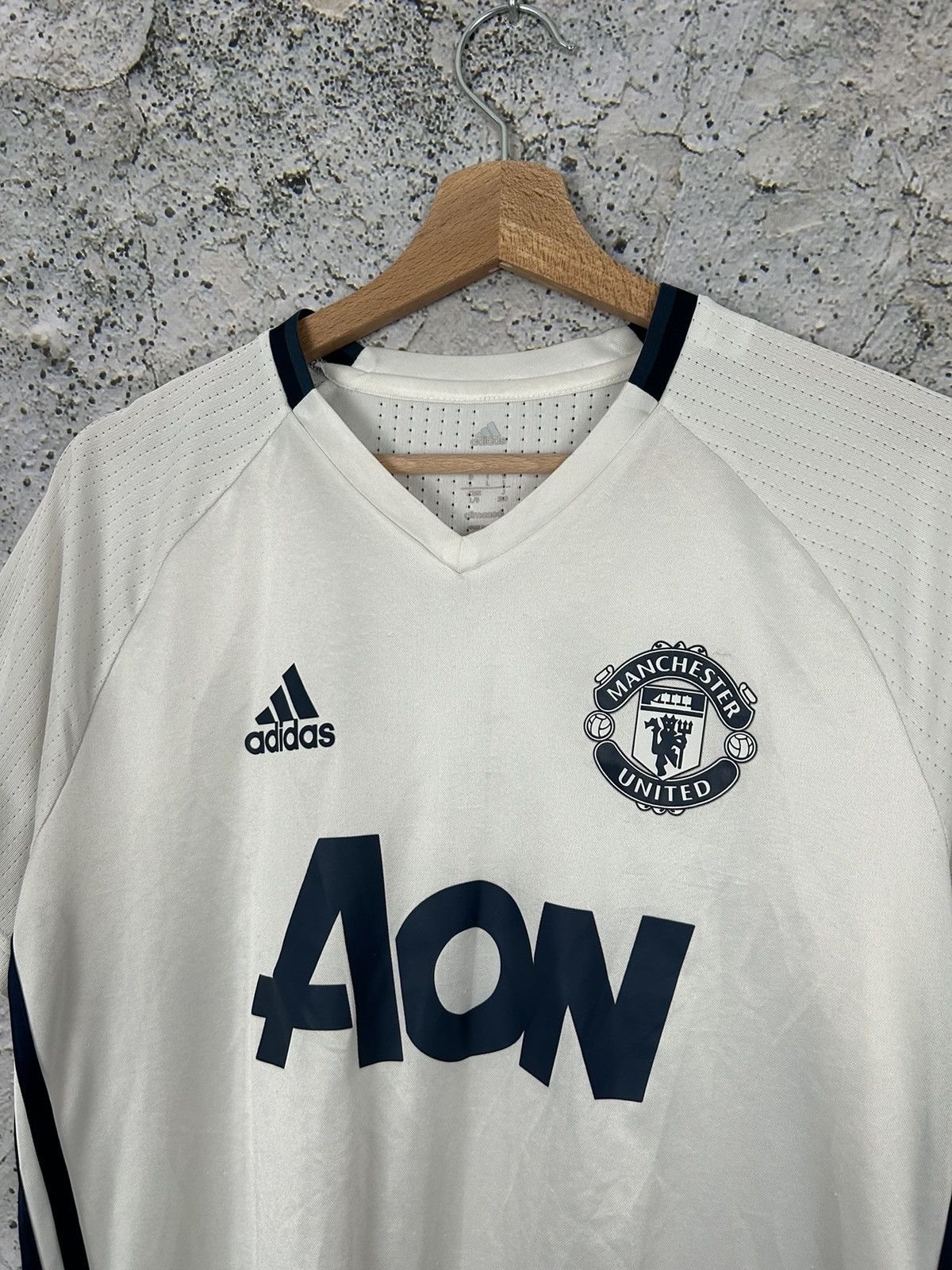 Adidas Vintage Manchester United Training Soccer Jersey Football Size US L / EU 52-54 / 3 - 3 Thumbnail