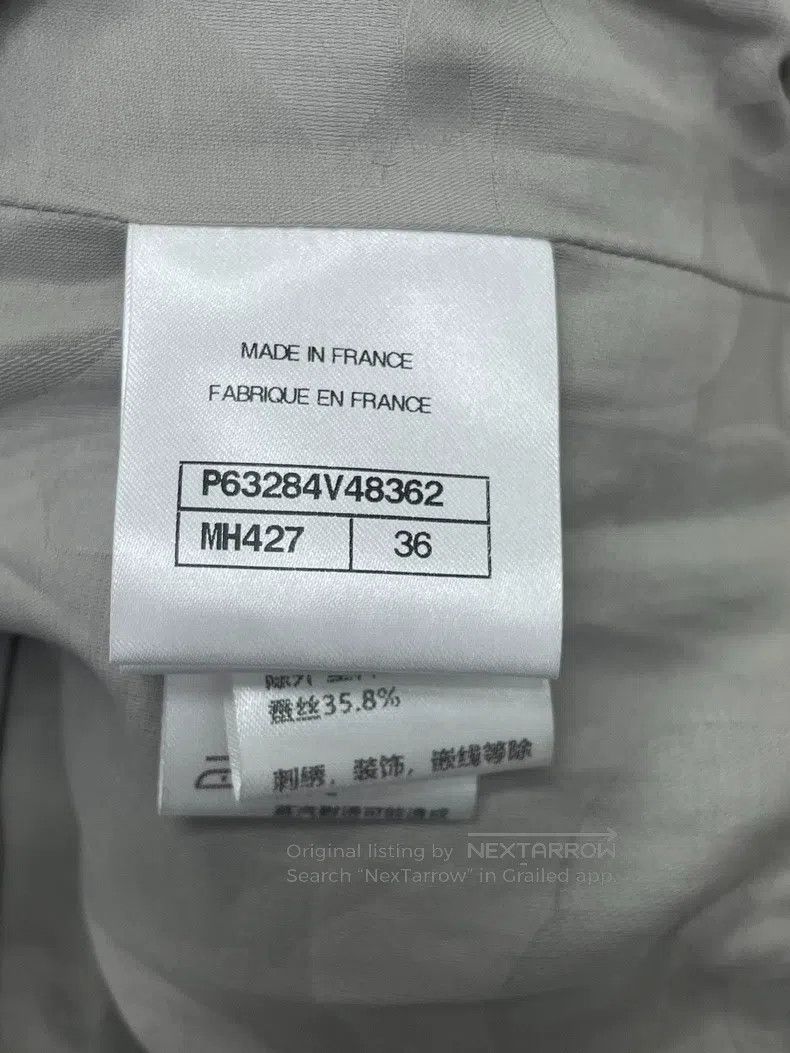 Chanel Chanel Paid colour-blocked woven four-pocket jacket Size XS / US 0-2 / IT 36-38 - 5 Thumbnail