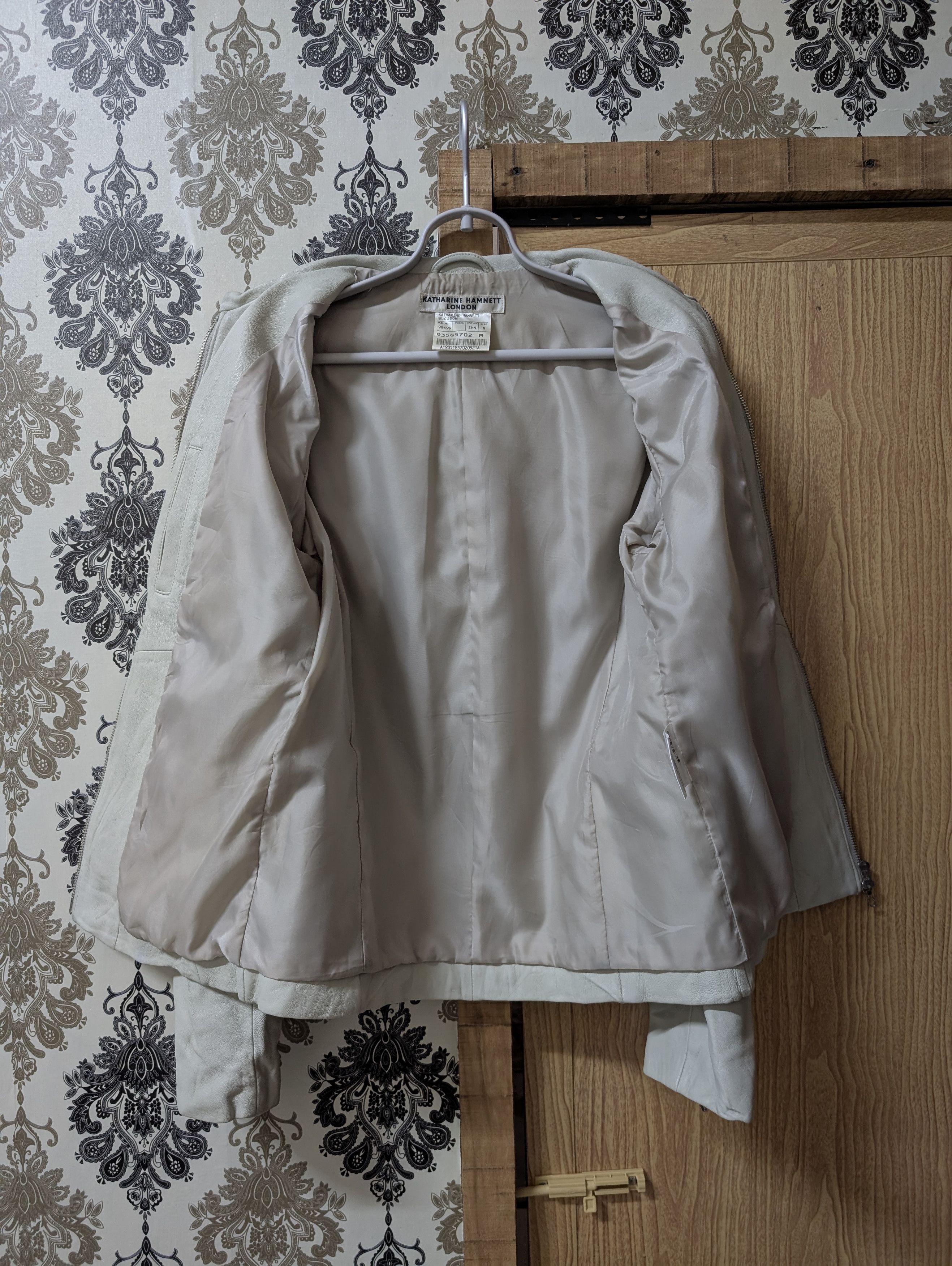 Katharine Hamnett London Blouson Sheepskin Leather Jacket
