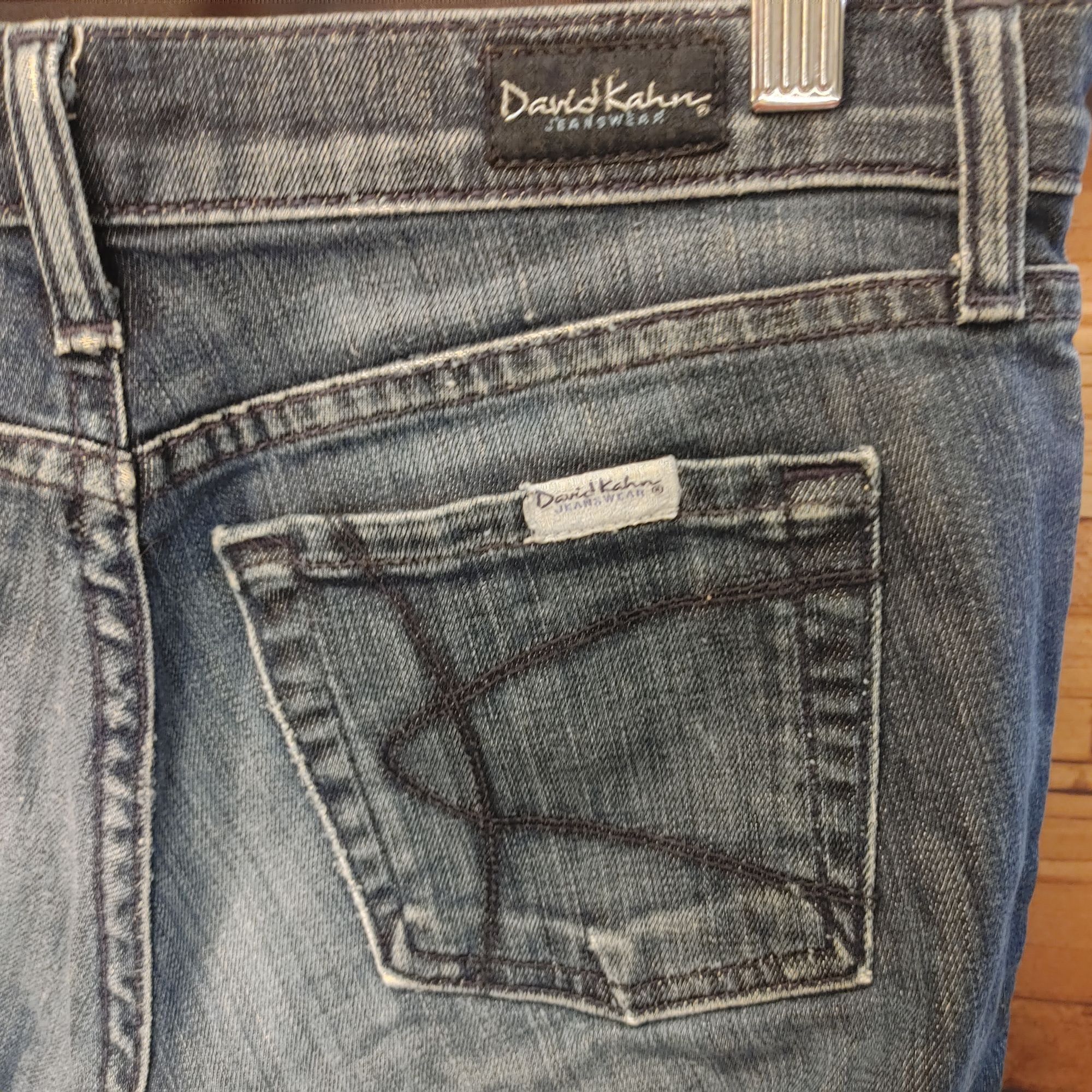 Other David Kahn Jeanswear Women's Blue Denim Straight Leg Jeans 2 Size 26" / US 2 / IT 38 - 2 Thumbnail