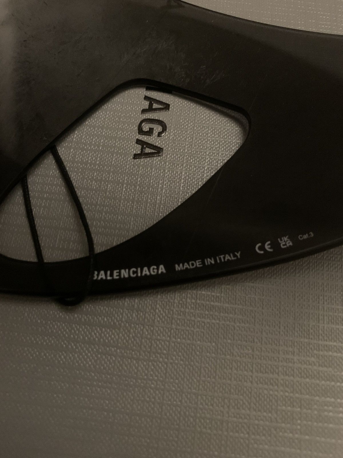 Balenciaga Balenciaga 24 7 mask glasses Size ONE SIZE - 3 Thumbnail