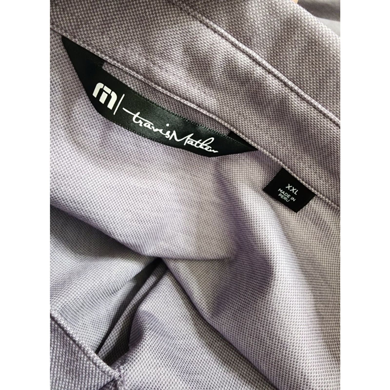 TravisMathew Travis Mathew Polo 2XL Mens Purple Golf Performance Size US XXL / EU 58 / 5 - 5 Thumbnail