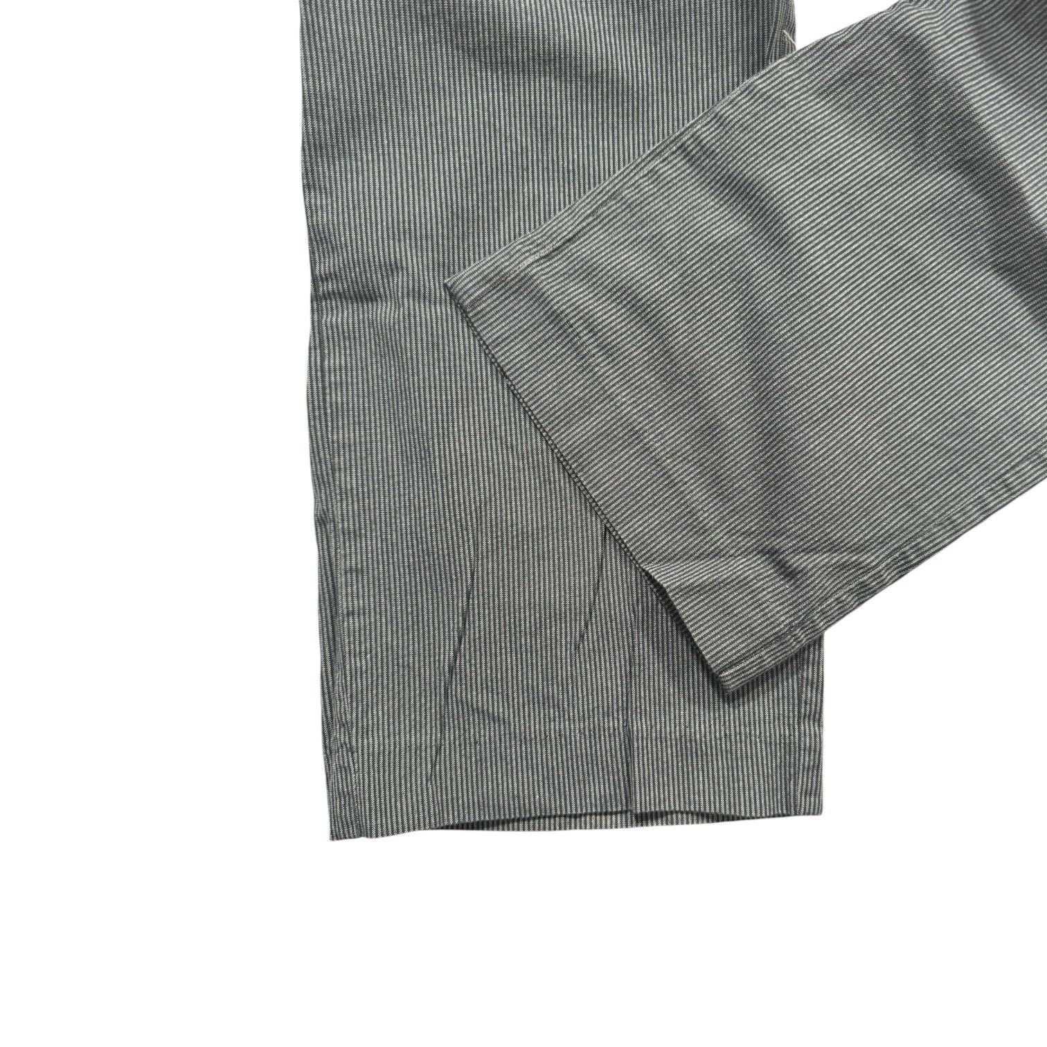 Other Talbots Black & Gray Vertical Striped Stretch Pants Size 14 Size 36" / US 14 / IT 50 - 3 Thumbnail