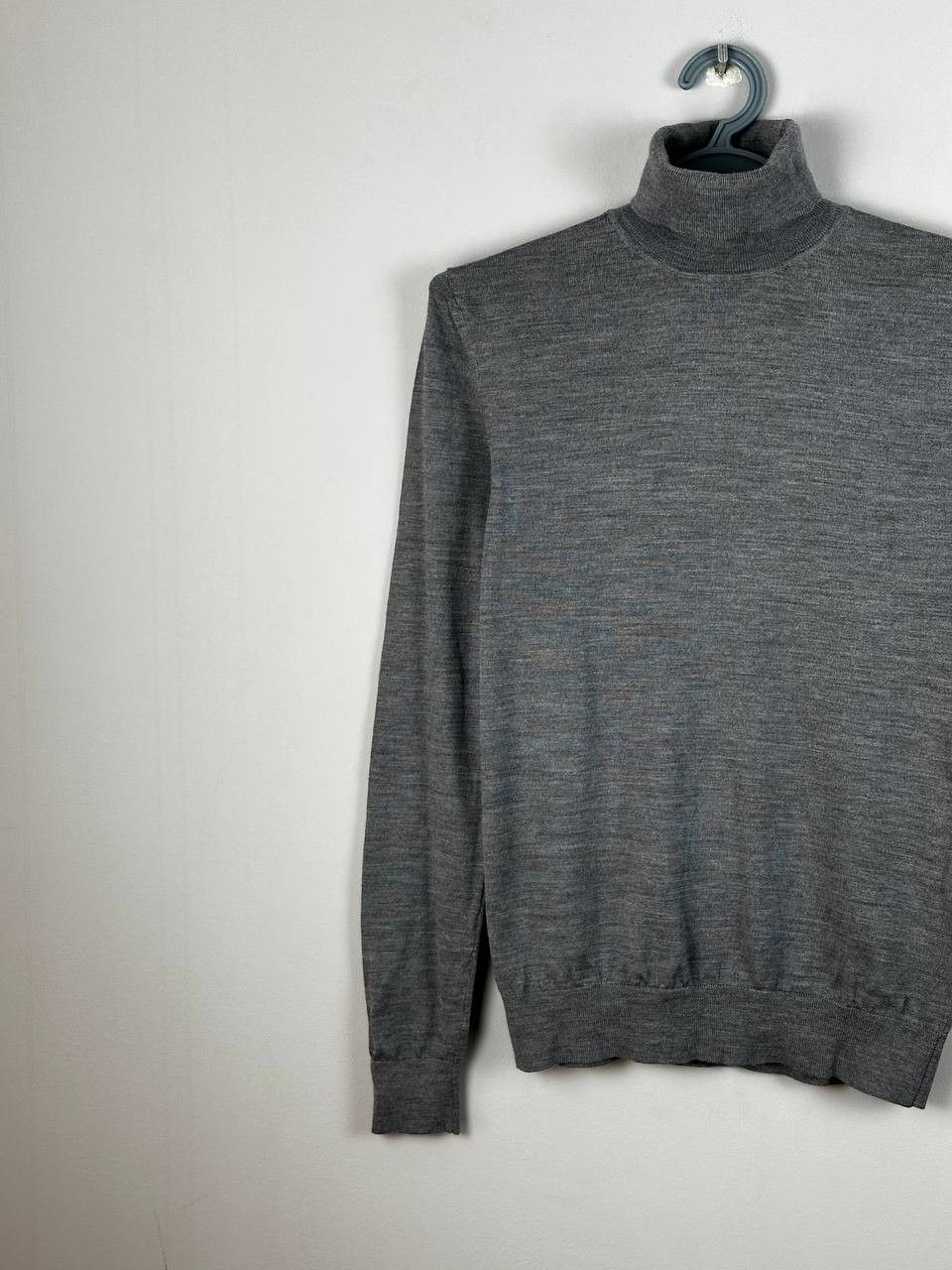 Reiss Reiss Turtleneck Grey Wool Sweater Size M Size US M / EU 48-50 / 2 - 2 Thumbnail