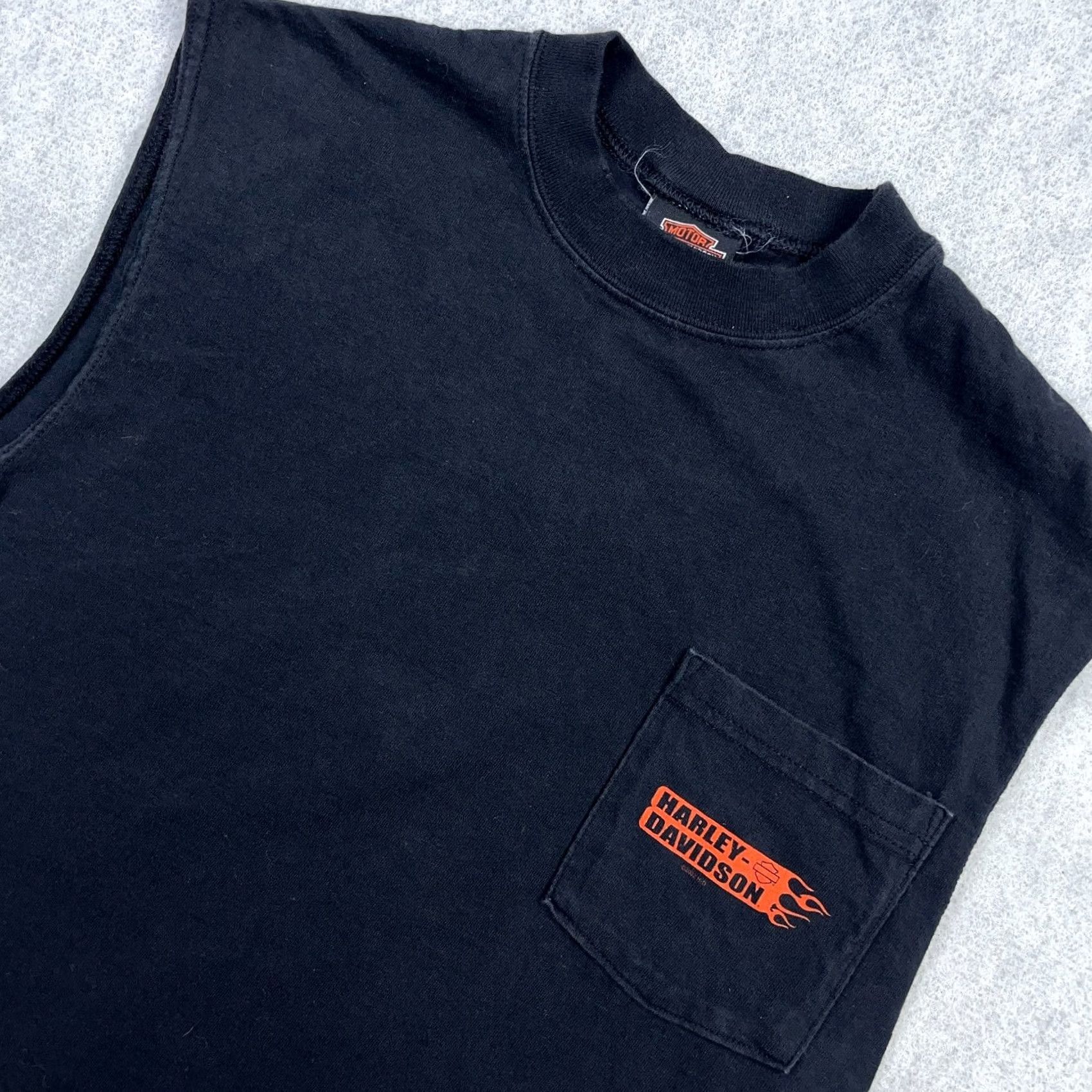 Harley Davidson Harley-Davidson Shirt Men Medium Black Sleeveless Tank Top Biker Lynchburg VA Graphic Print Logo Size US M / EU 48-50 / 2 - 3 Thumbnail