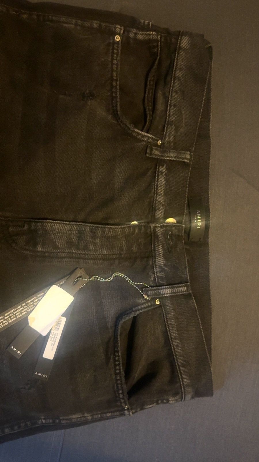 Amiri *STEAL*! Amiri Wide Leg Workmen Denim Size US 34 / EU 50 - 4 Thumbnail