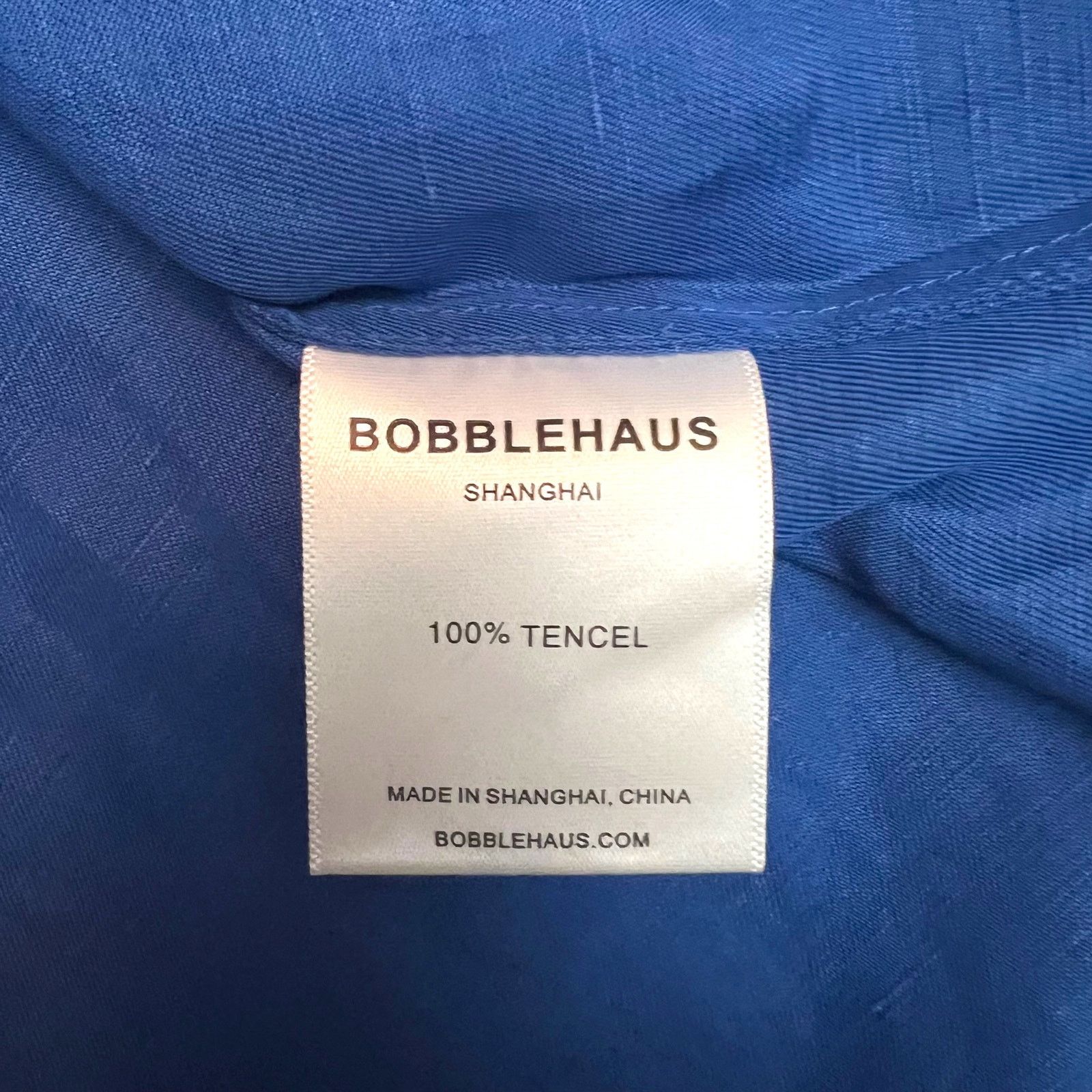 Other BOBBLEHAUS Royal Blue Oversized Button Up Shirt Unisex Size US L / EU 52-54 / 3 - 10 Thumbnail