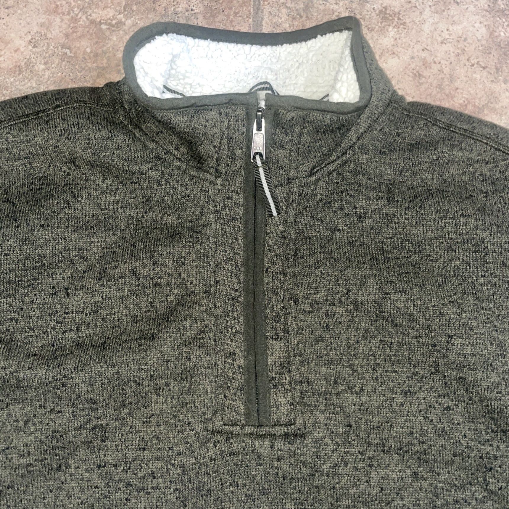 Orvis Orvis Green Half Zip Fleece Lined Pullover Mens L Sweater Zip Pullover Green Lined Fleece Mens L Orvis Size US L / EU 52-54 / 3 - 2 Thumbnail