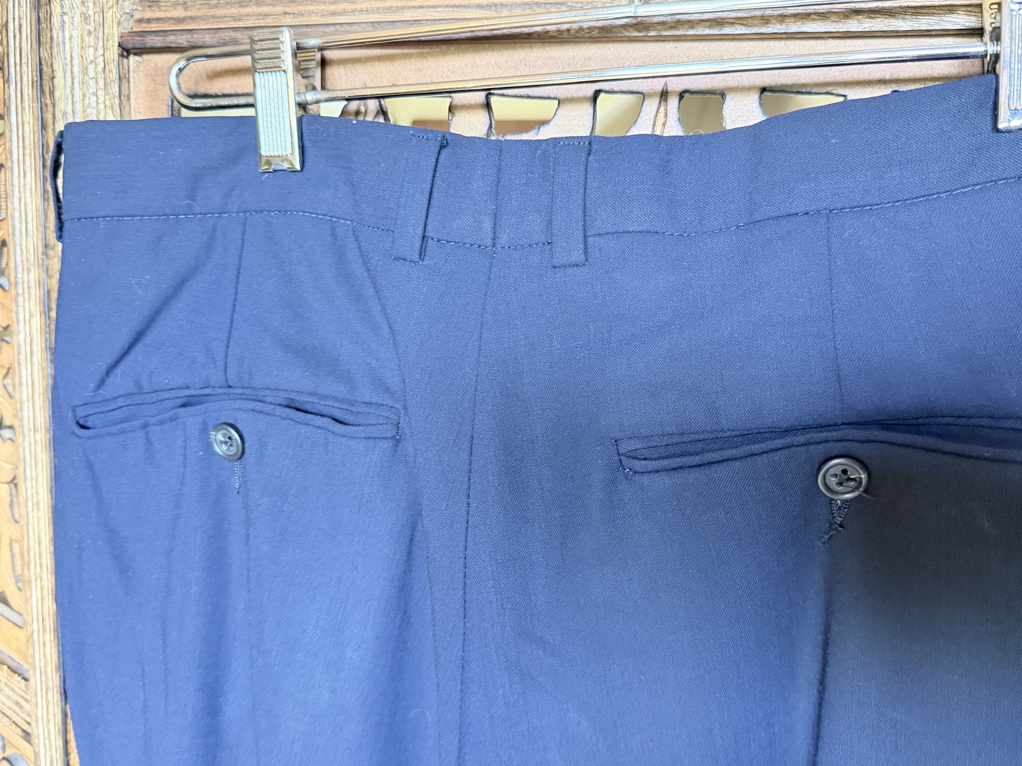 Burberry Navy Burberry Trousers Size US 32 / EU 48 - 3 Thumbnail
