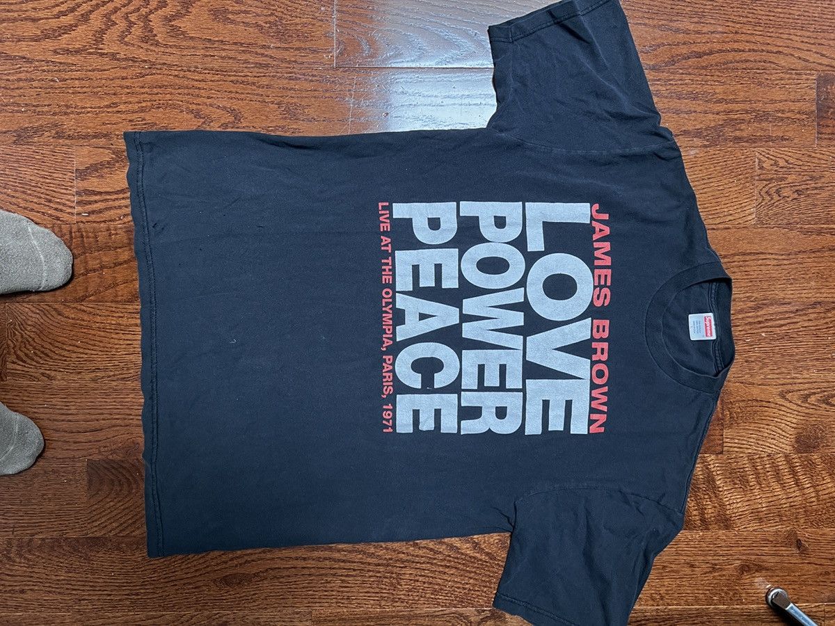 Supreme × Vintage SUPREME - James Brown | LOVE POWER PEACE | Grailed