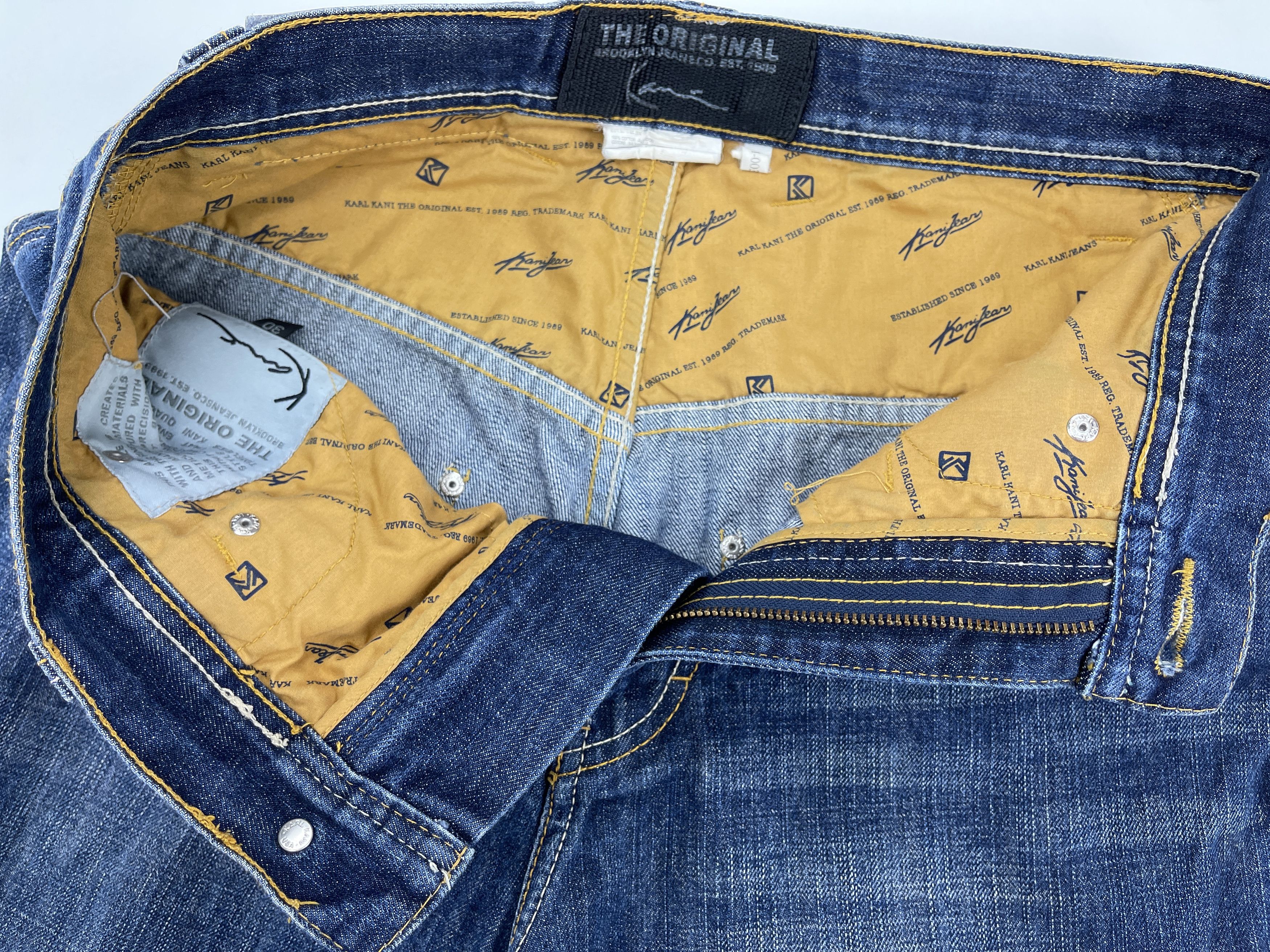 Karl Kani KARL KANI shorts, vintage hip hop baggy jeans, 90s size W 30 Size US 30 / EU 46 - 12 Thumbnail