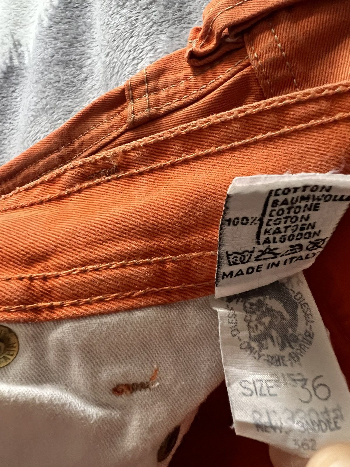 Diesel Diesel baggy vintage orange pants Size US 36 / EU 52 - 8 Thumbnail