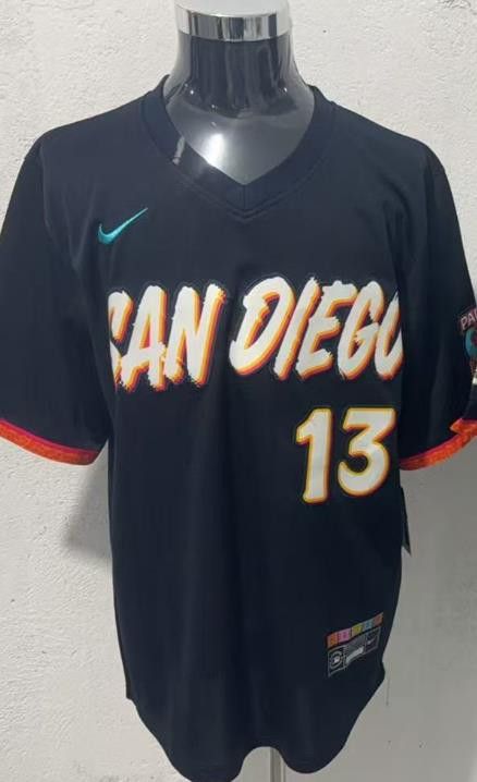 MLB 2006 San Diego Padres #13 Manny Machado Jersey Size US XL / EU 56 / 4 - 2 Thumbnail