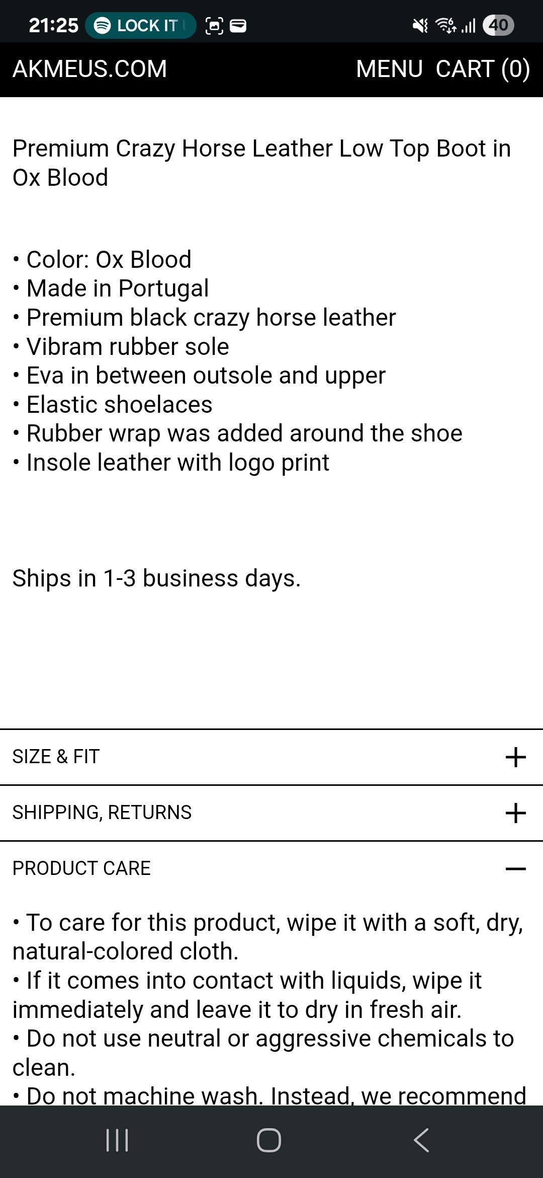 Other Akme 5pm Low Top boots Size US 11 / EU 44 - 3 Thumbnail