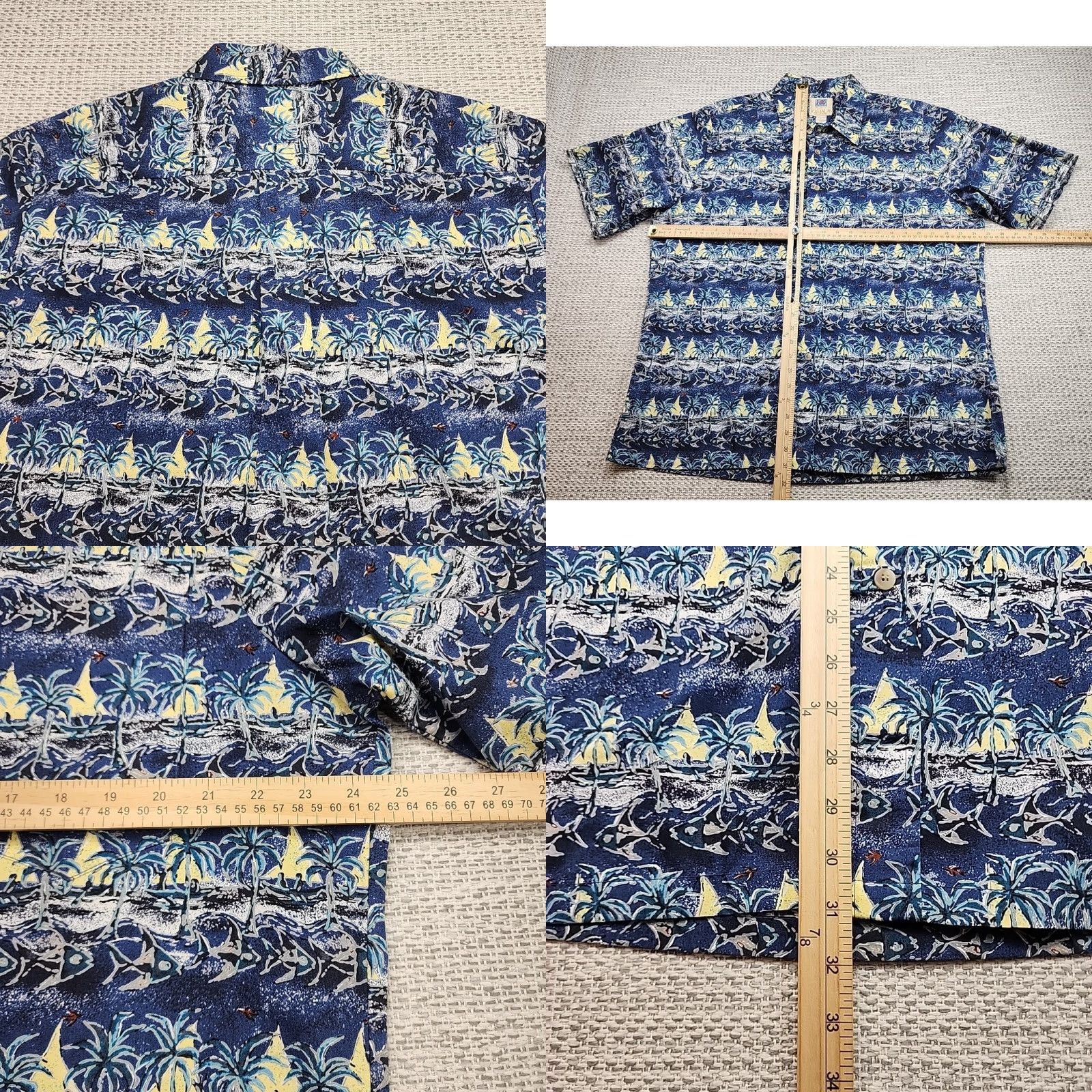 Vintage VINTAGE Avi Collection by Kahala Hawaiian Islands Shirt Mens XL Button Up Short Sleeve Size US XL / EU 56 / 4 - 8 Thumbnail