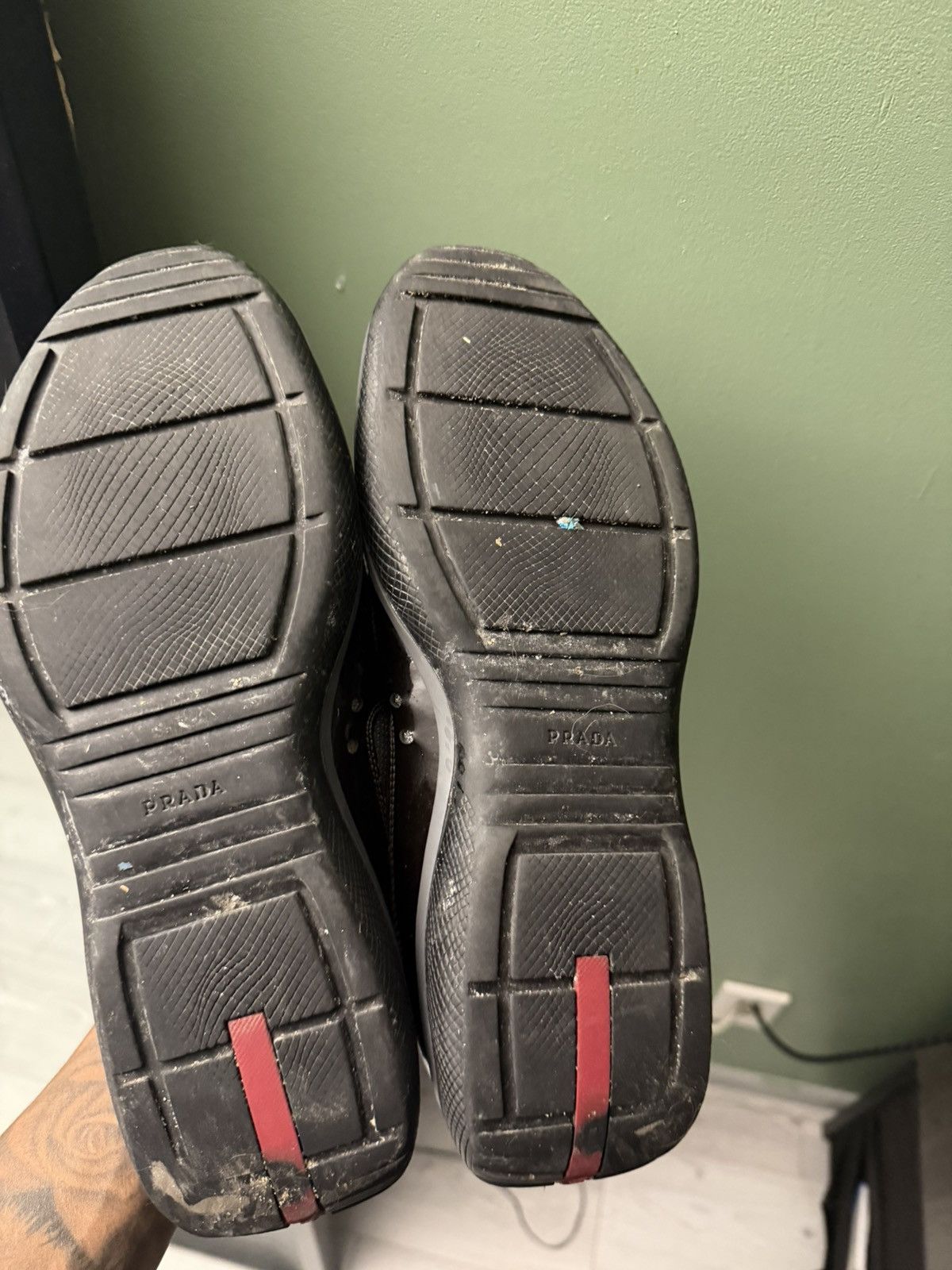 Prada Prada Linea Rossa Sneaker American Cup Size US 10.5 / EU 43-44 - 11 Thumbnail