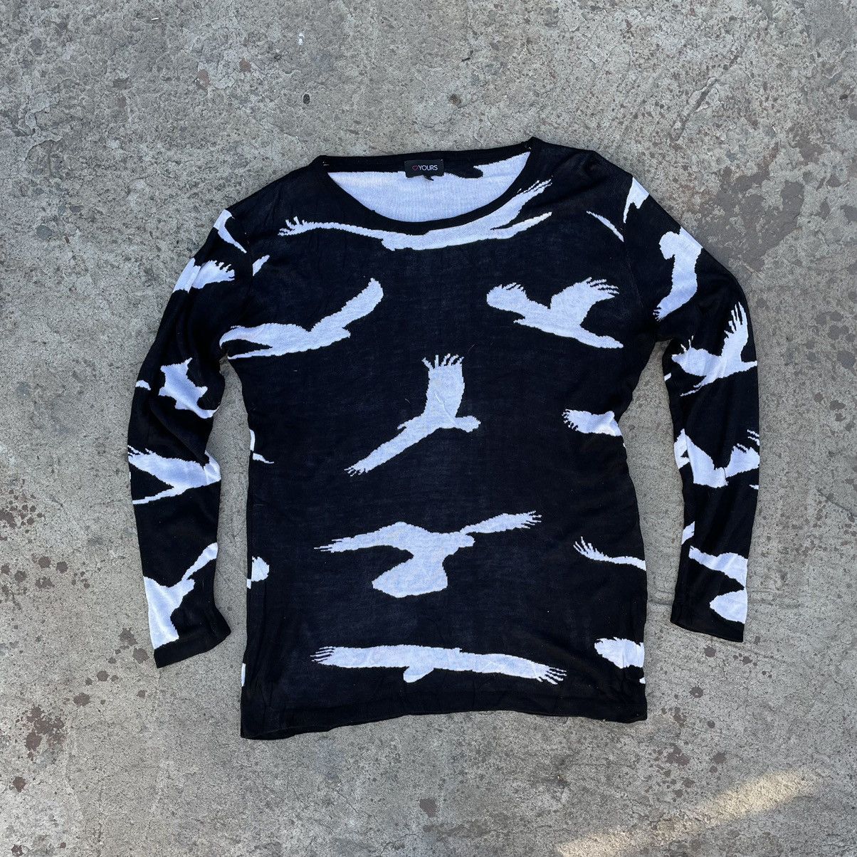 Japanese Brand × Vintage Vintage Knit Sweater Y2K 90s Overprint USA Japanese Style Size XXL / US 16-18 / IT 52-54 - 2 Thumbnail