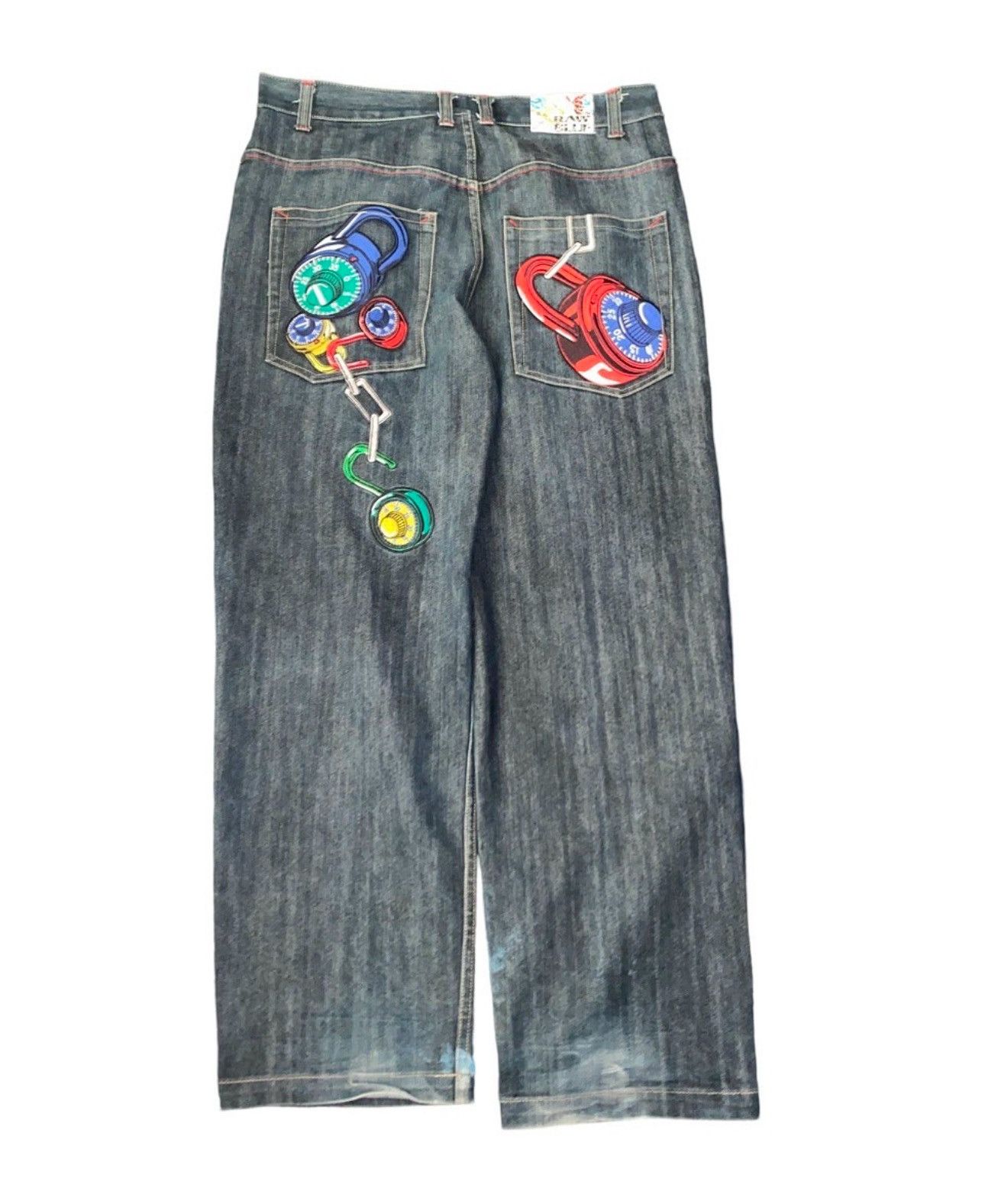 Vintage RAW BLUE LOCK JEANS Size US 36 / EU 52 - 1 Thumbnail