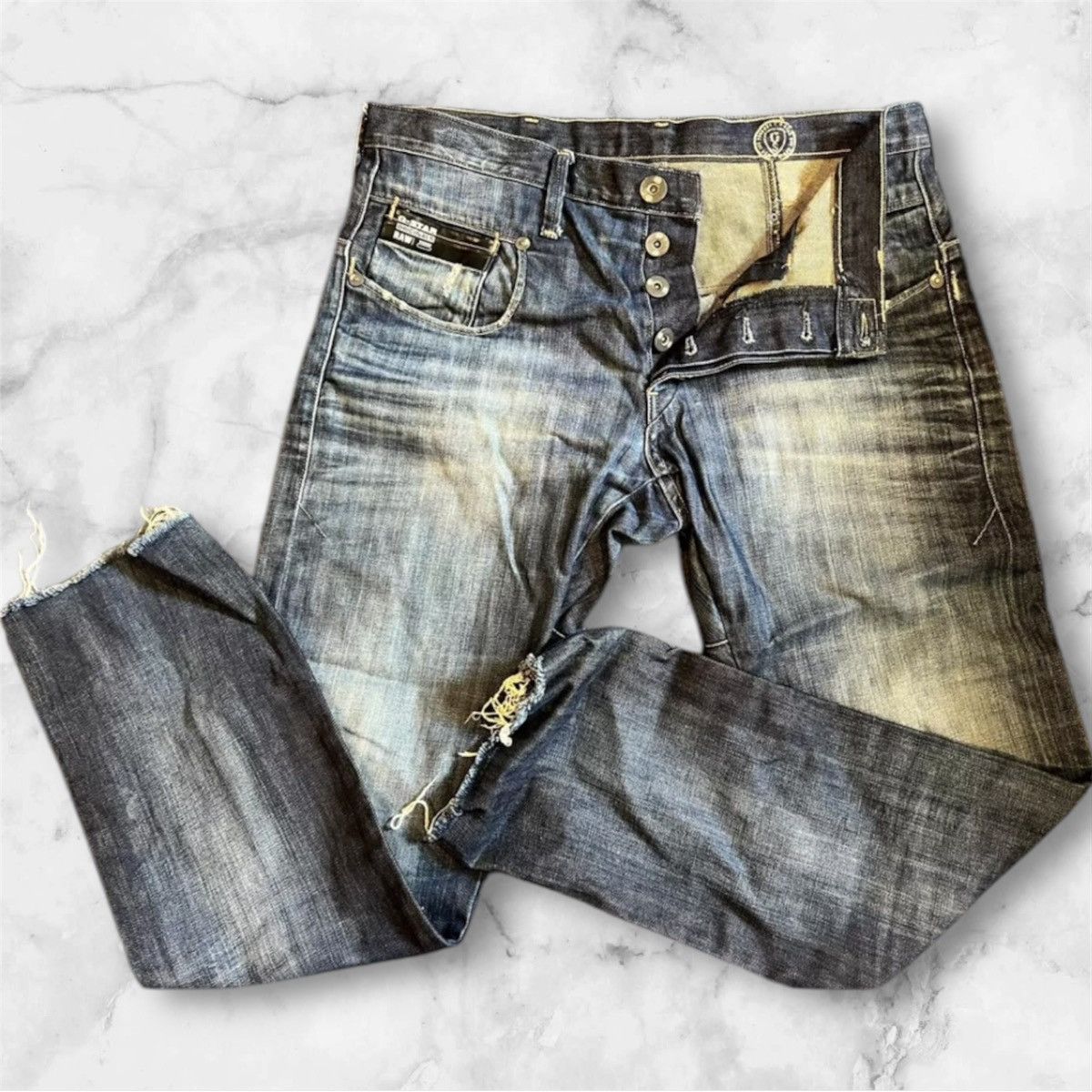 G-Star × Vintage G star Raw R 3301 Size US 31 - 2 Thumbnail
