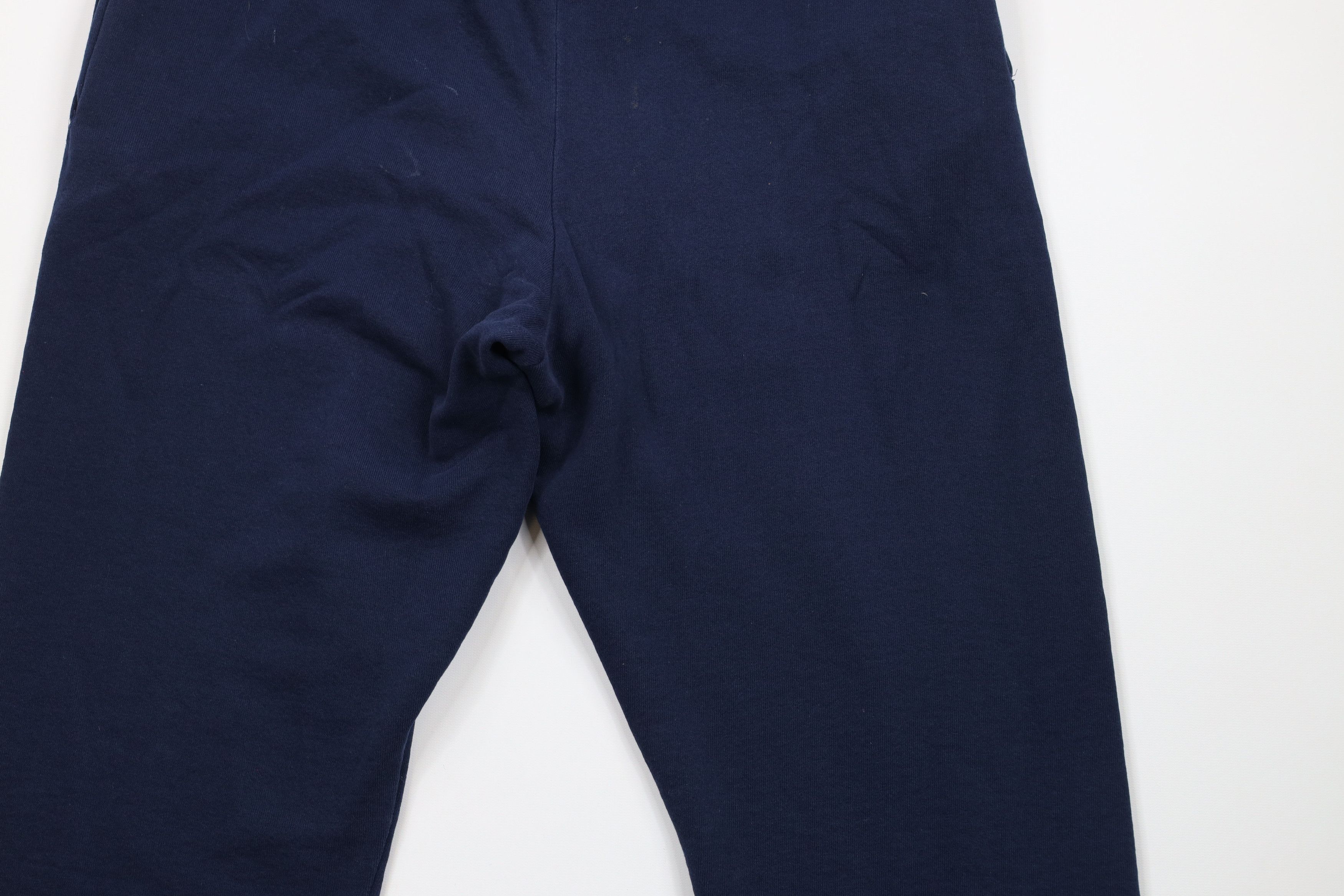 Russell Athletic × Vintage Vintage 90s Russell Athletic Blank Sweatpants Joggers Blue Size US 34 / EU 50 - 11 Thumbnail