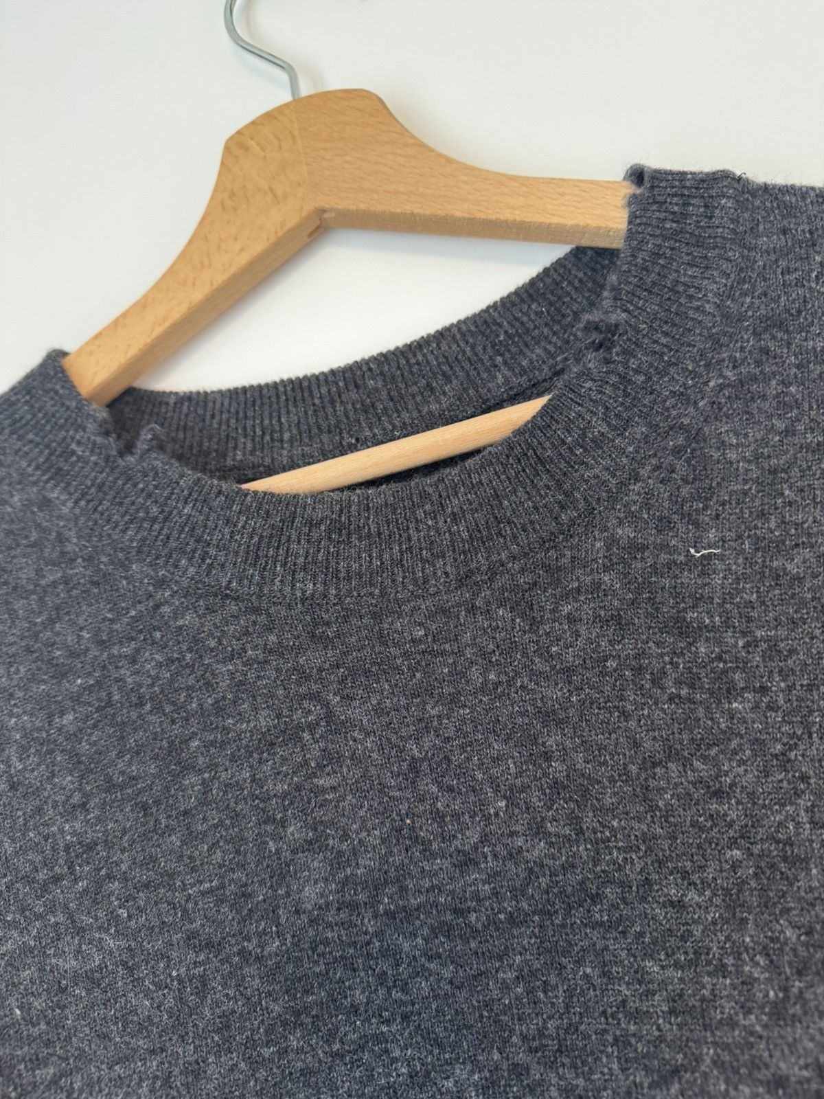 Giorgio Brato Giorgio Brato Distressed Virgin Wool Sweater Size US L / EU 52-54 / 3 - 5 Thumbnail