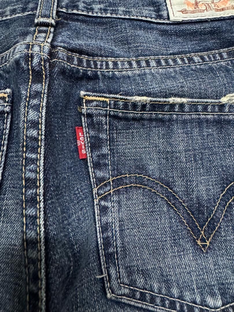 Levi's FLARED 90s Levi’s Bell Bottom Mudwash Distressed Denim Jean Size US 28 / EU 44 - 18 Thumbnail