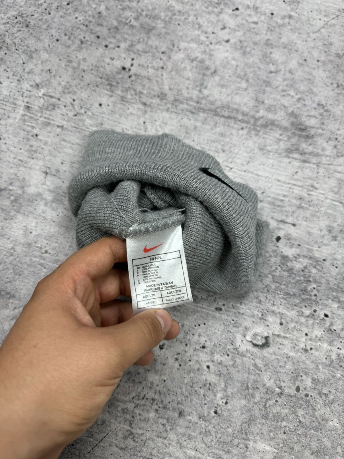Nike × Vintage Vintage Nike 90’s Y2K Style Warm Hat Beanie SWOOSH Logo Size ONE SIZE - 7 Thumbnail