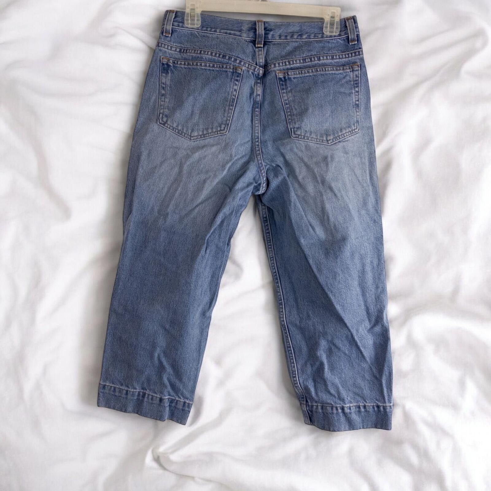 Eddie Bauer Eddie Bauer Vintage Blue Solid Capri Pants Womens 10 Medium Size 32" / US 10 / IT 46 - 7 Thumbnail