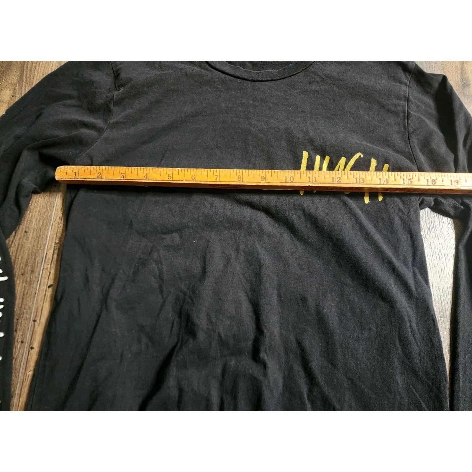 Jackman Mens Hugh Jackman 2019 World Tour Long Sleeve T-Shirt Black Double Sided Crew Neck Shirt Men XS-XL Size US S / EU 44-46 / 1 - 3 Thumbnail