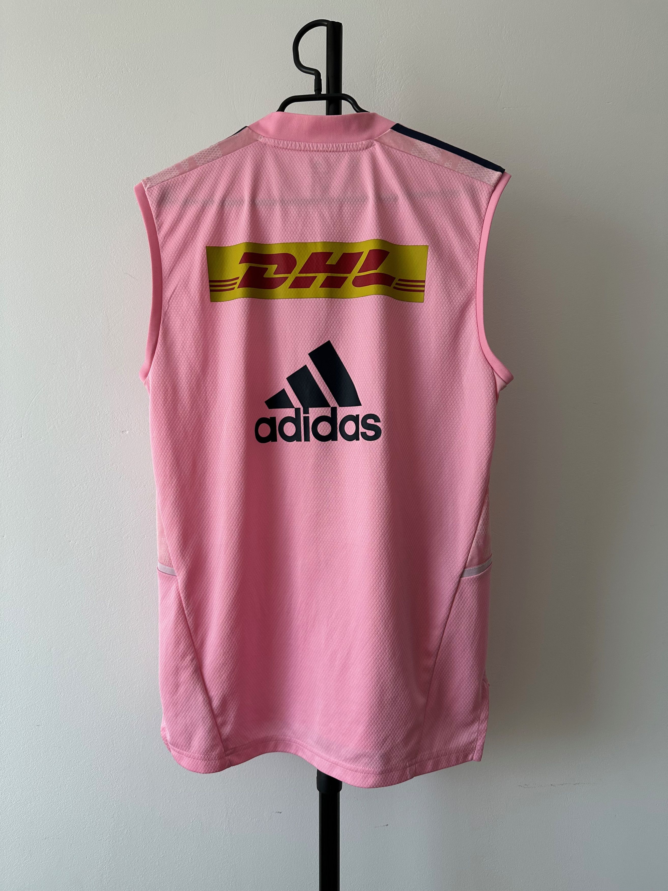 Adidas 2021 Harlequins Adidas Sleeveless Rugby training shirt Size US M / EU 48-50 / 2 - 9 Thumbnail