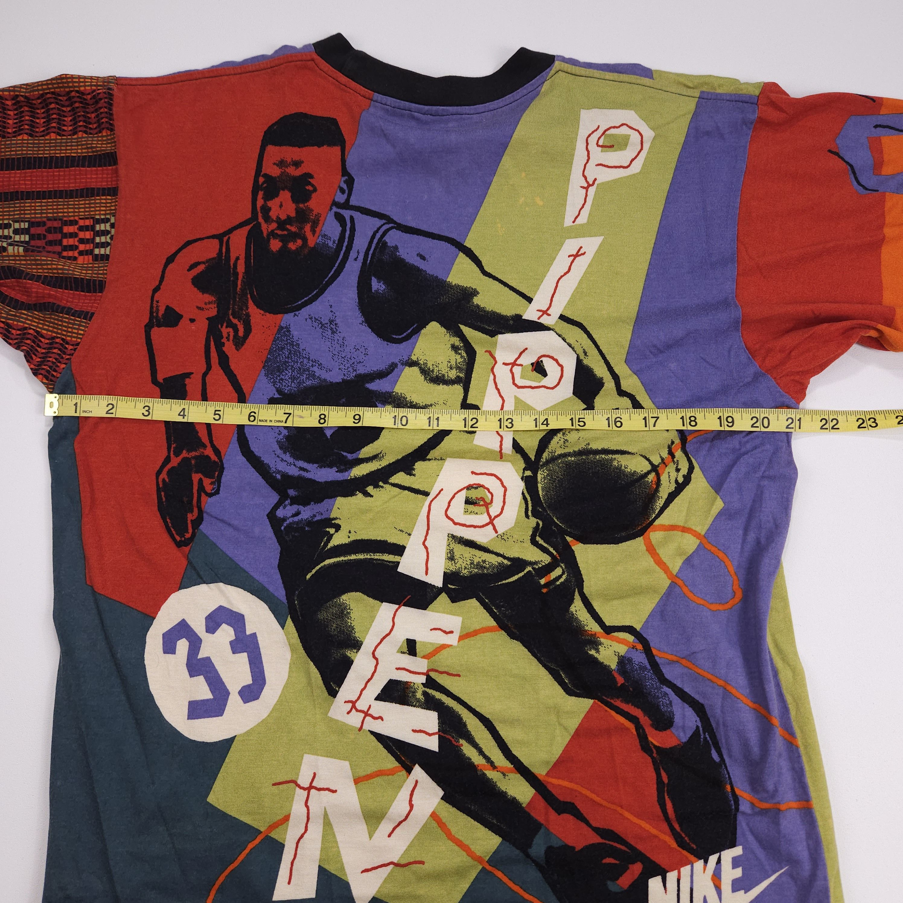 Nike Vintage 90s Nike Scottie Pippen Hoop Heroes AOP Shirt Size L Size US M / EU 48-50 / 2 - 9 Thumbnail