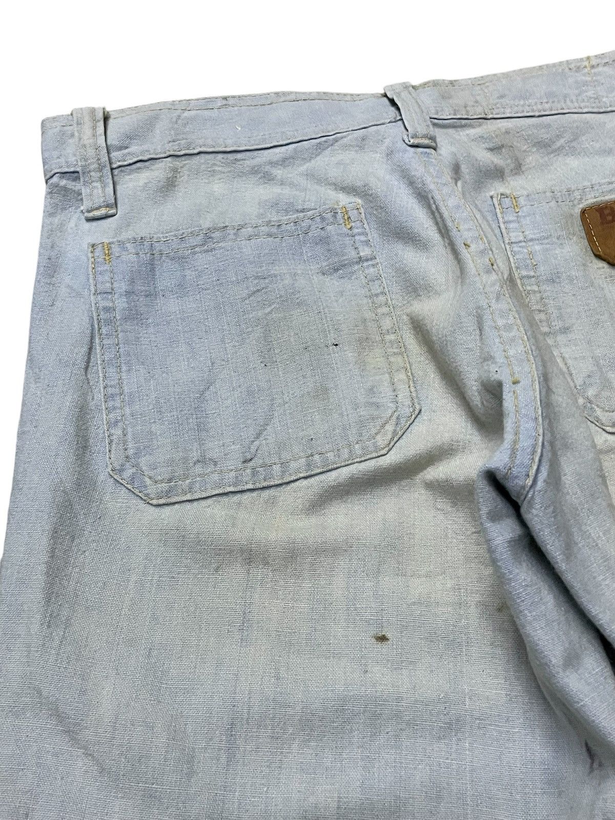 Hysteric Glamour × Japanese Brand Vintage 60s Bison Bell Bottom Denim Pants Size US 28 / EU 44 - 20 Thumbnail