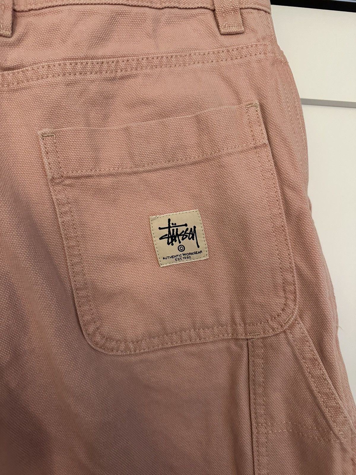 Stussy cavas work pants ピンク　30 Stussy cavas work pants ピンク30