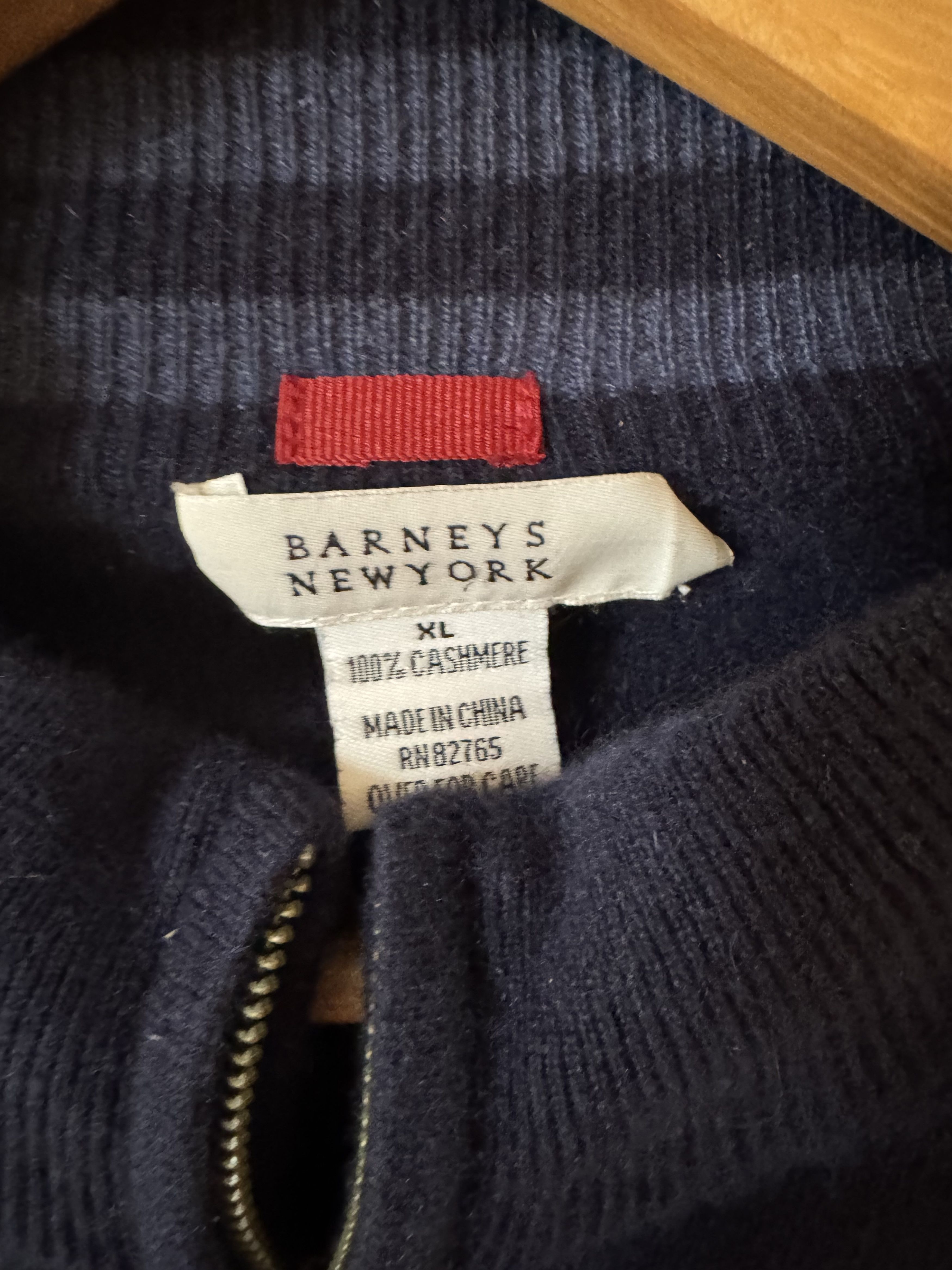 Barneys New York Barneys New York XL Blue Cashmere Sweater Size US XL / EU 56 / 4 - 3 Thumbnail