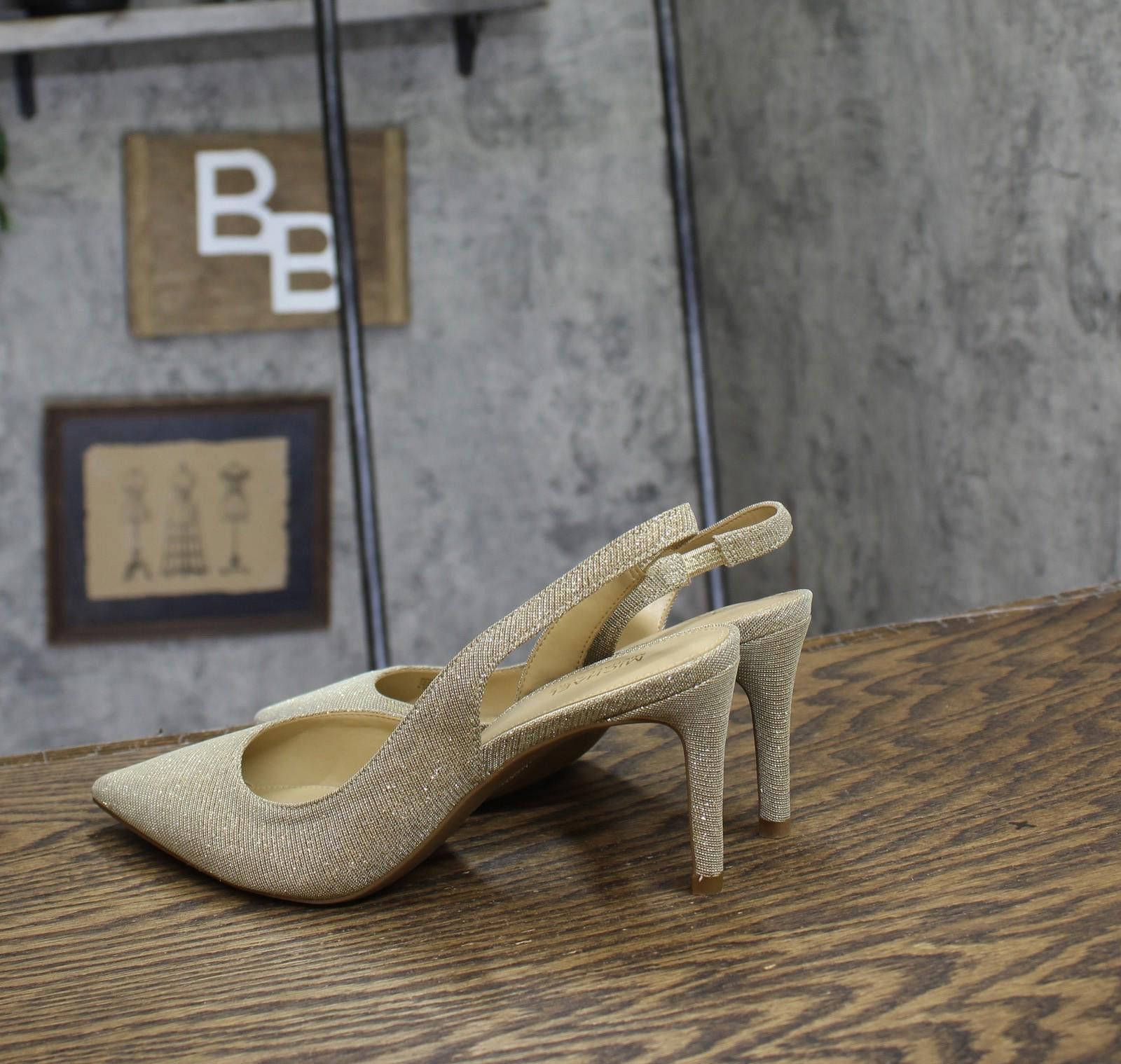 Michael Kors Michael Michael Kors Flex Sling Pump Heels Pale Gold 6.5m Size US 6.5 / IT 36.5 - 2 Thumbnail