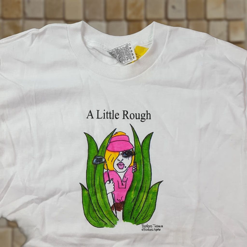 Fruit Of The Loom VINTAGE Fruit of the Loom T-Shirt Women's White Short Sleeve Crew Neck Size M 90s Golf Cartoon Retro Size M / US 6-8 / IT 42-44 - 1 Thumbnail