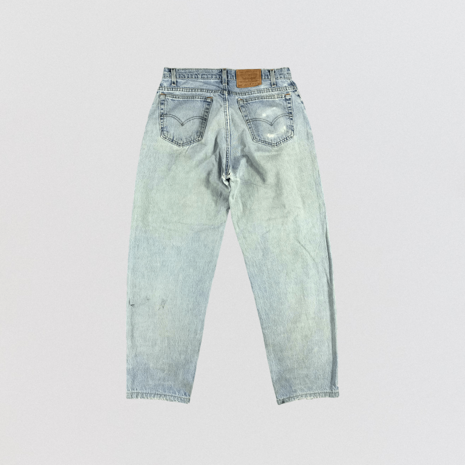 Levi's × Vintage 90s Vintage Light Wash Levis 560 Jeans-JM2312 Size US 35 - 2 Thumbnail