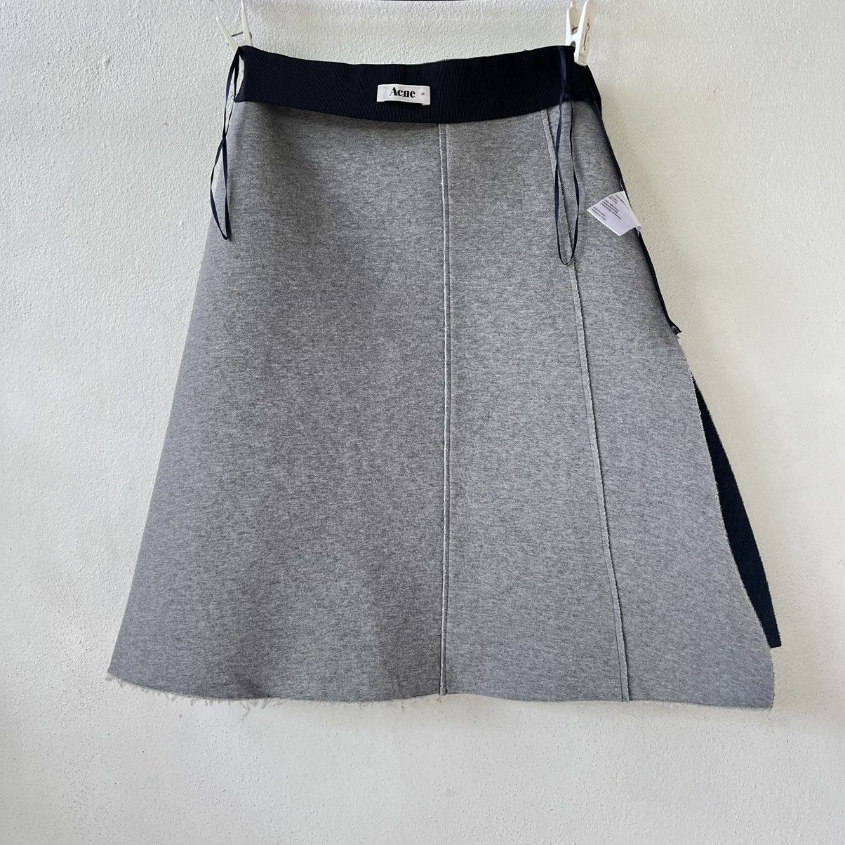 Acne Studios Acne / Ray BEAMS Asymmetrical Wrap Skirt Size 26" / US 2 / IT 38 - 8 Thumbnail