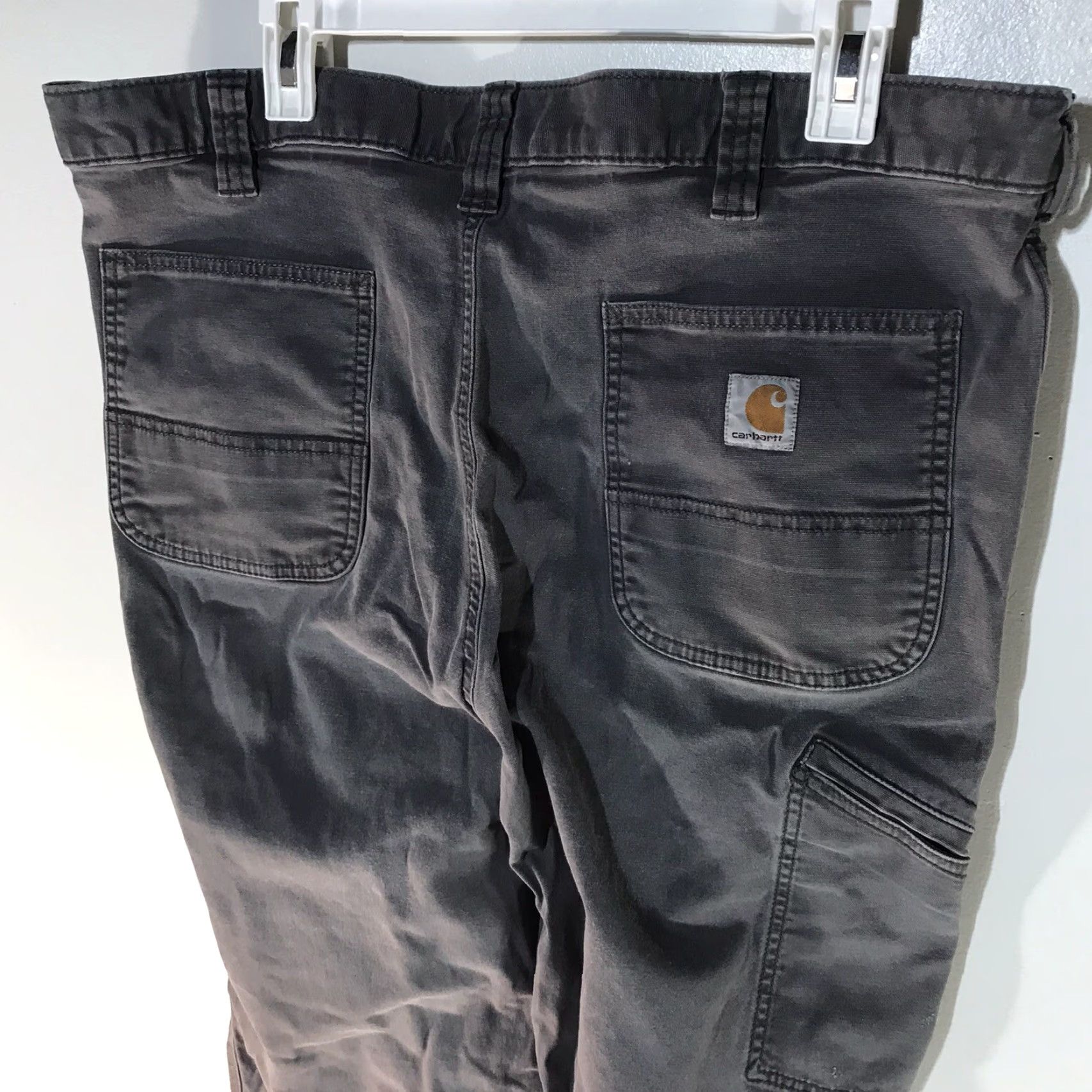 Carhartt VINTAGE Carhartt Canvas Cargo Work Pants Men 36x30 Relaxed Fit Gray Workwear Outdoor Size US 36 / EU 52 - 2 Thumbnail