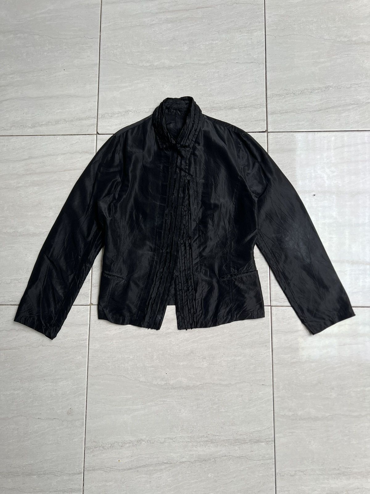 Hiroko Koshino Homme HIROKO BIS HIROKO KOSHINO Black Shirt Size US S / EU 44-46 / 1 - 6 Thumbnail