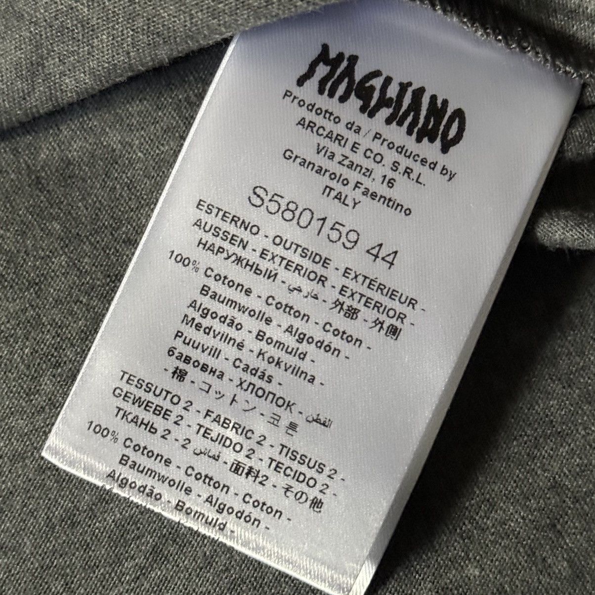 Magliano Magliano “I Suffer” gray long-sleeved asymmetrical tshirt Size US S / EU 44-46 / 1 - 6 Thumbnail
